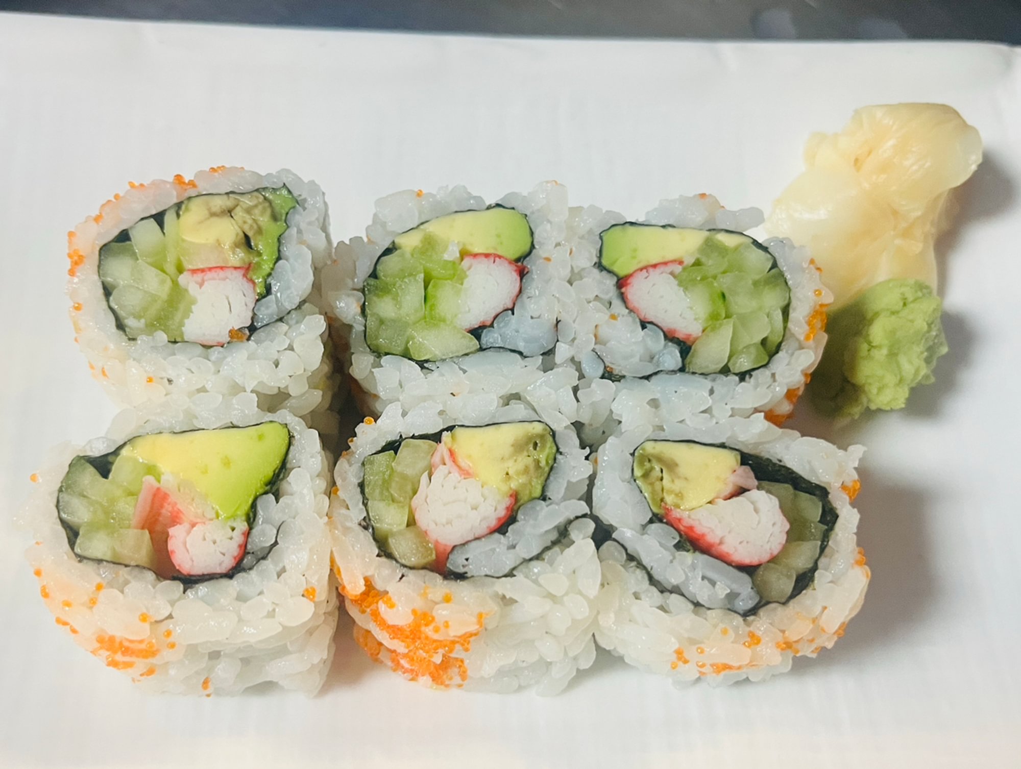 California Roll with Roe