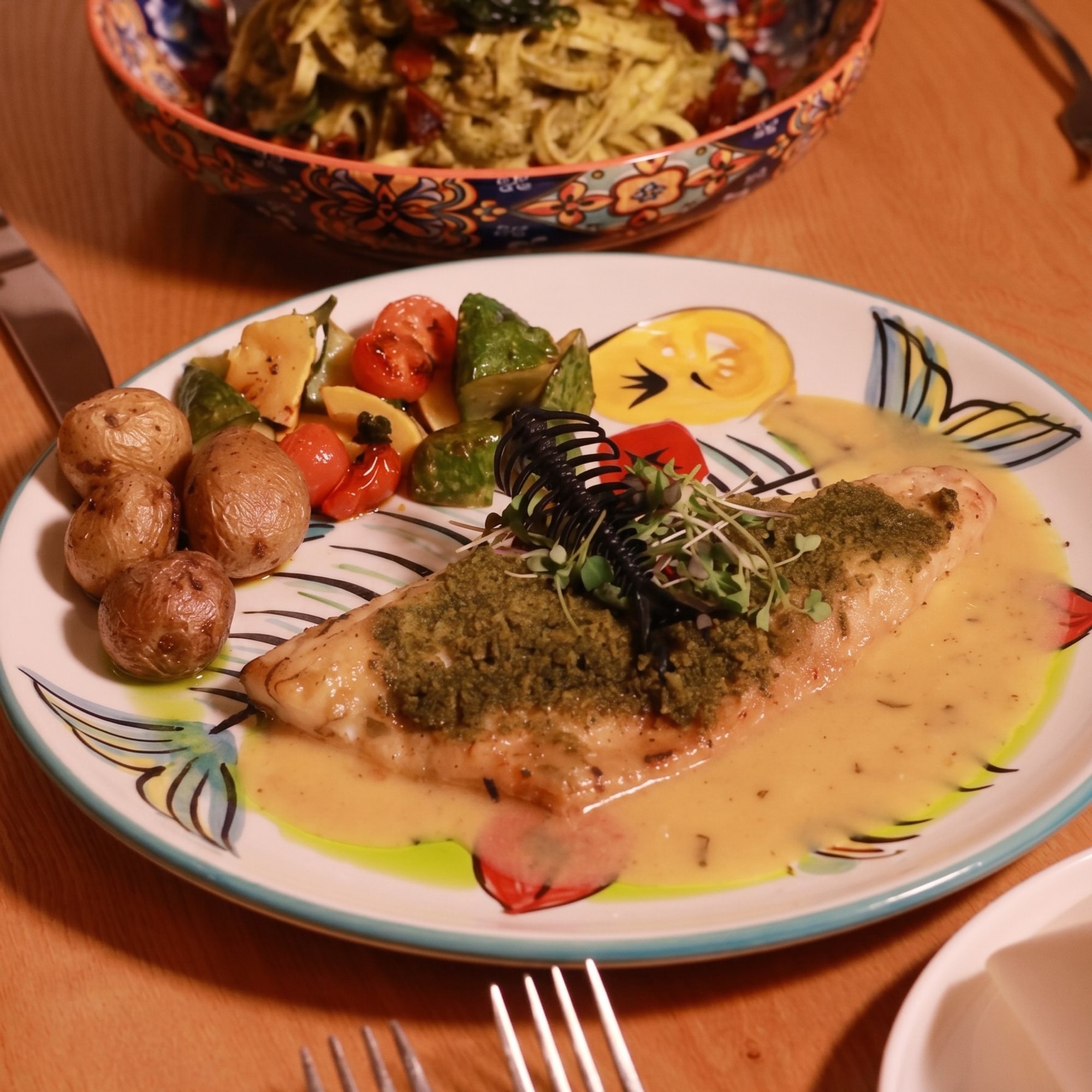 Mediterranean Branzino Al Forno