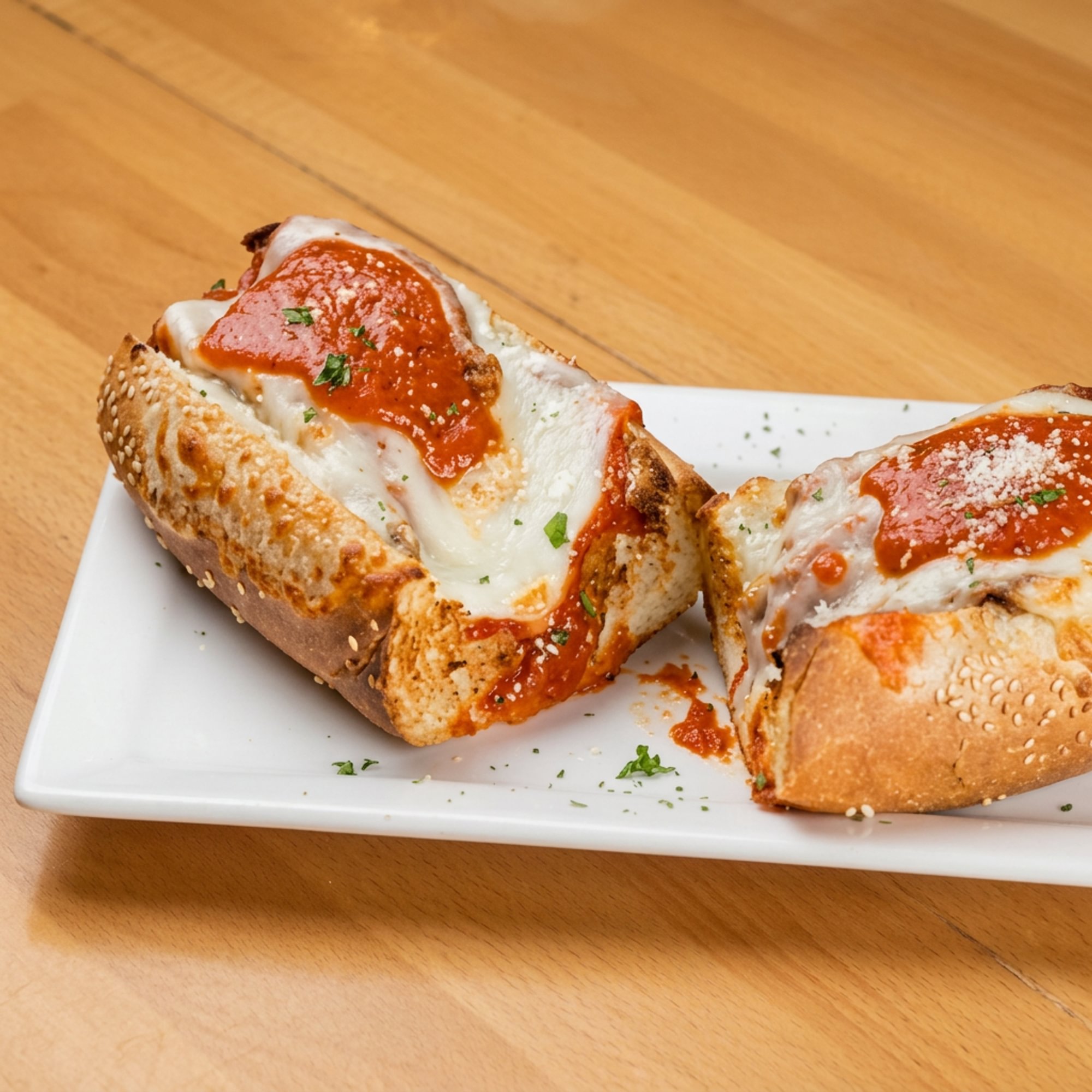 Chicken parmigiana sub