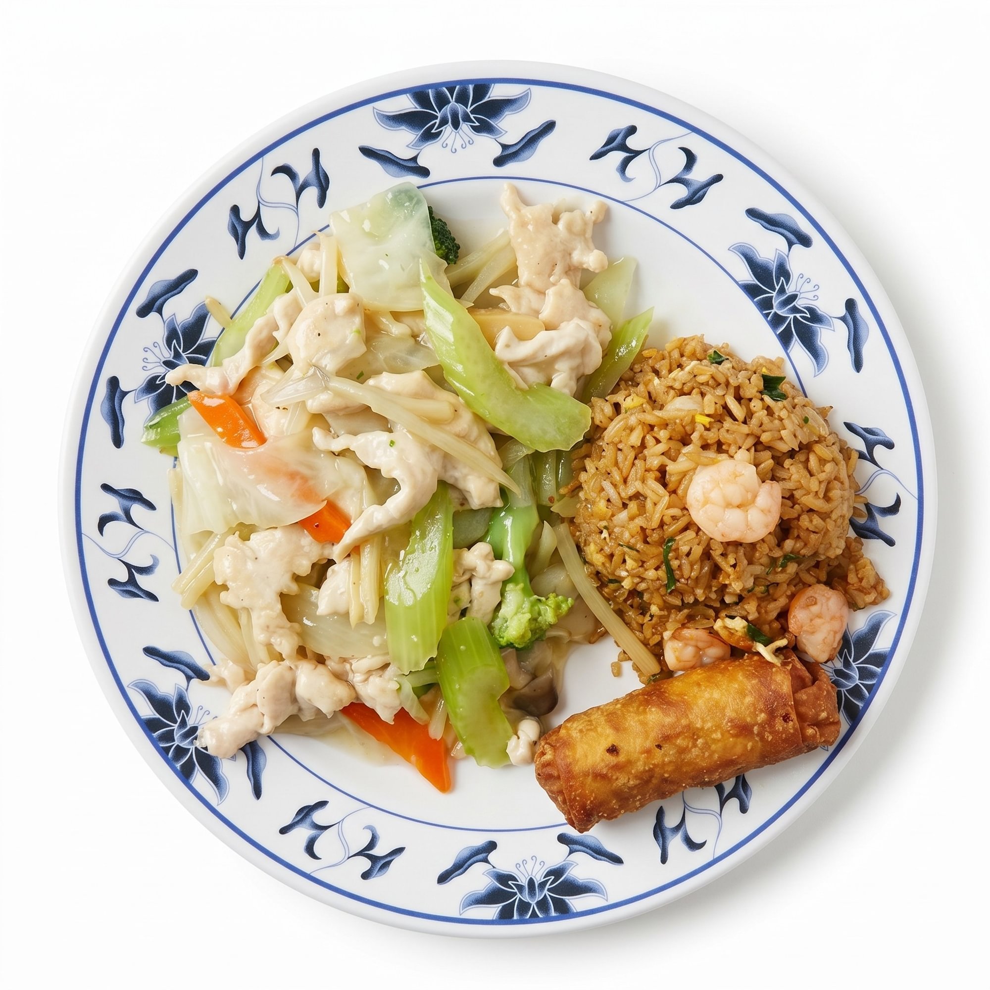 D7. Moo Goo Gai Pan Combination