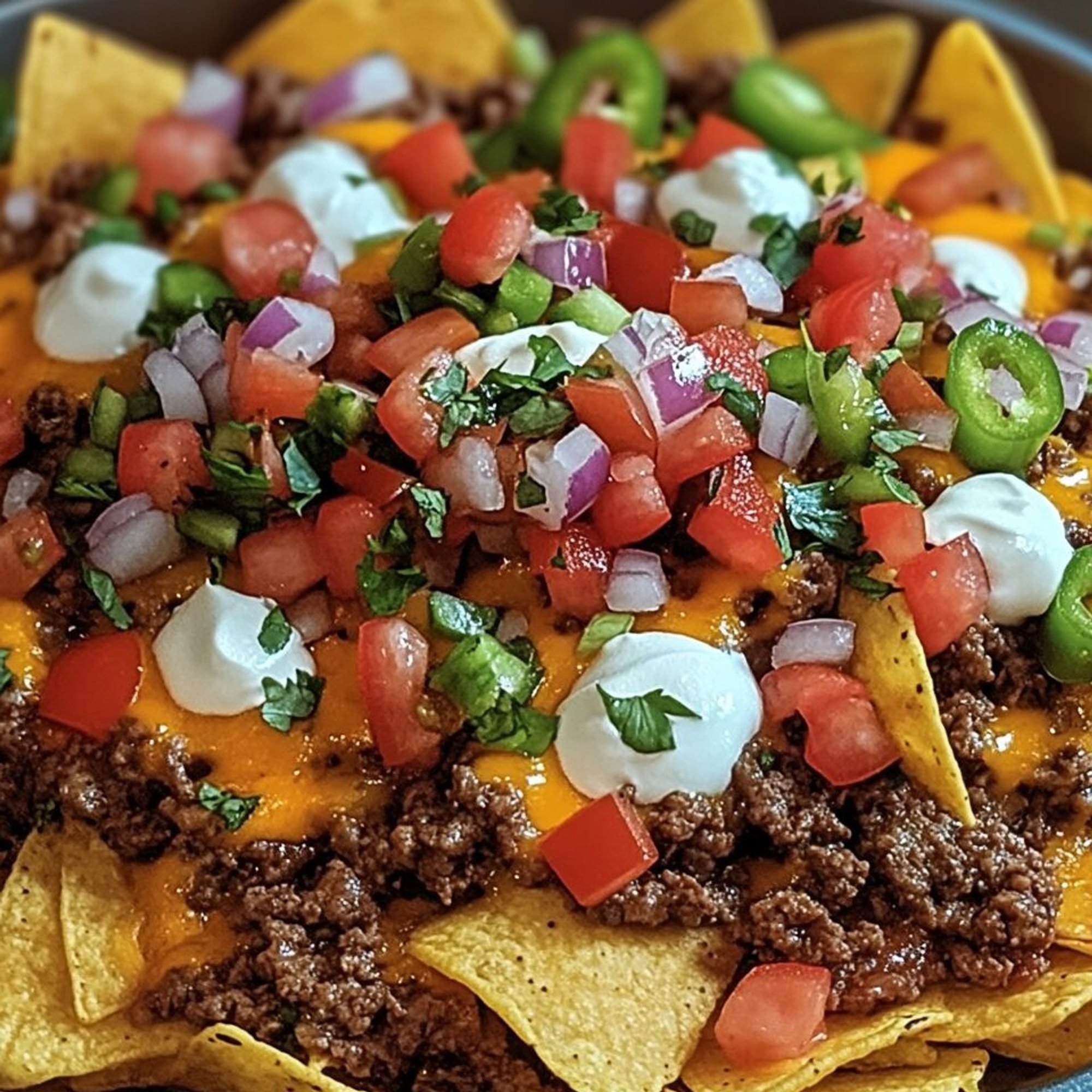 Nachos with Beef & Chicken