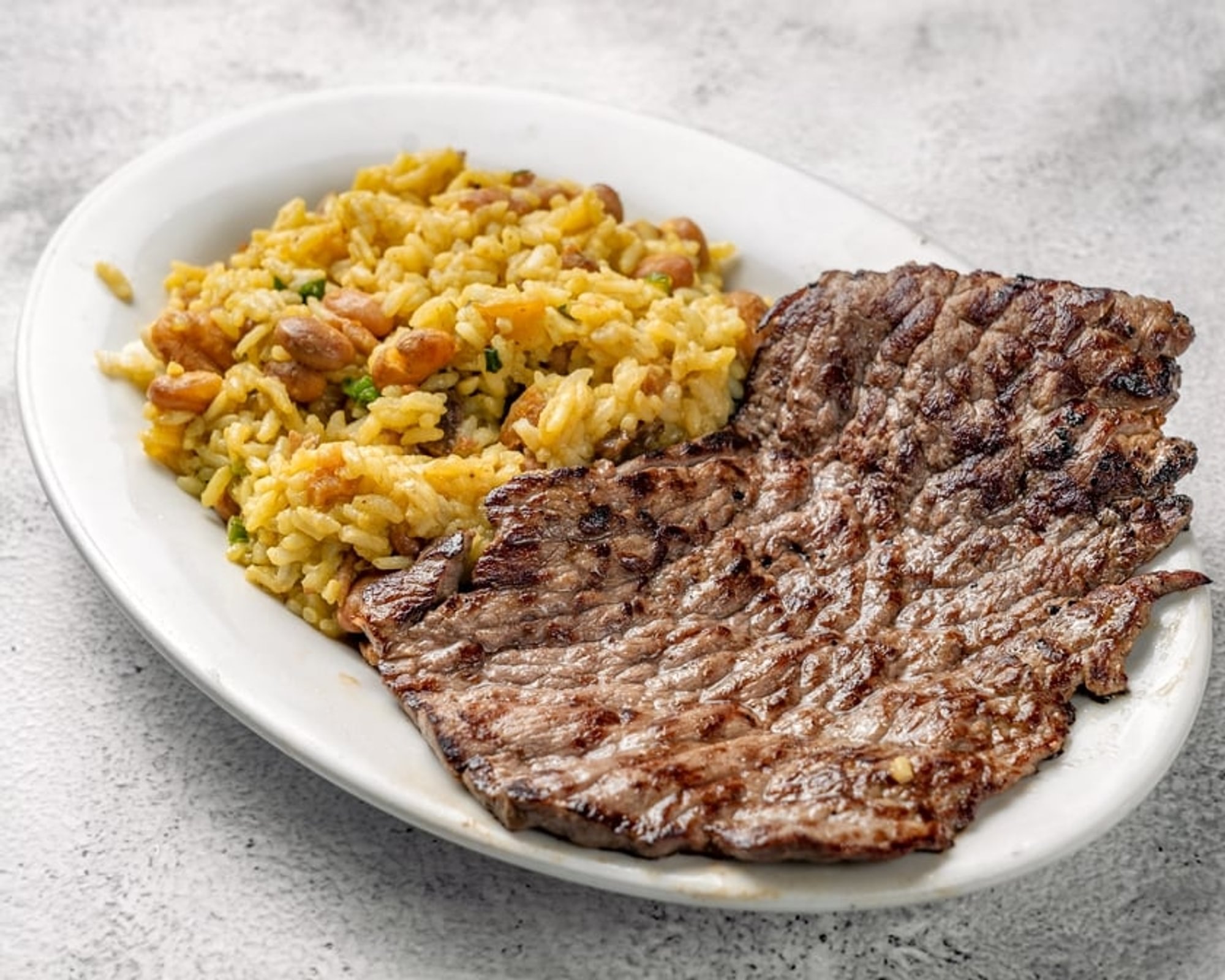 Carne Asada Con Calentado