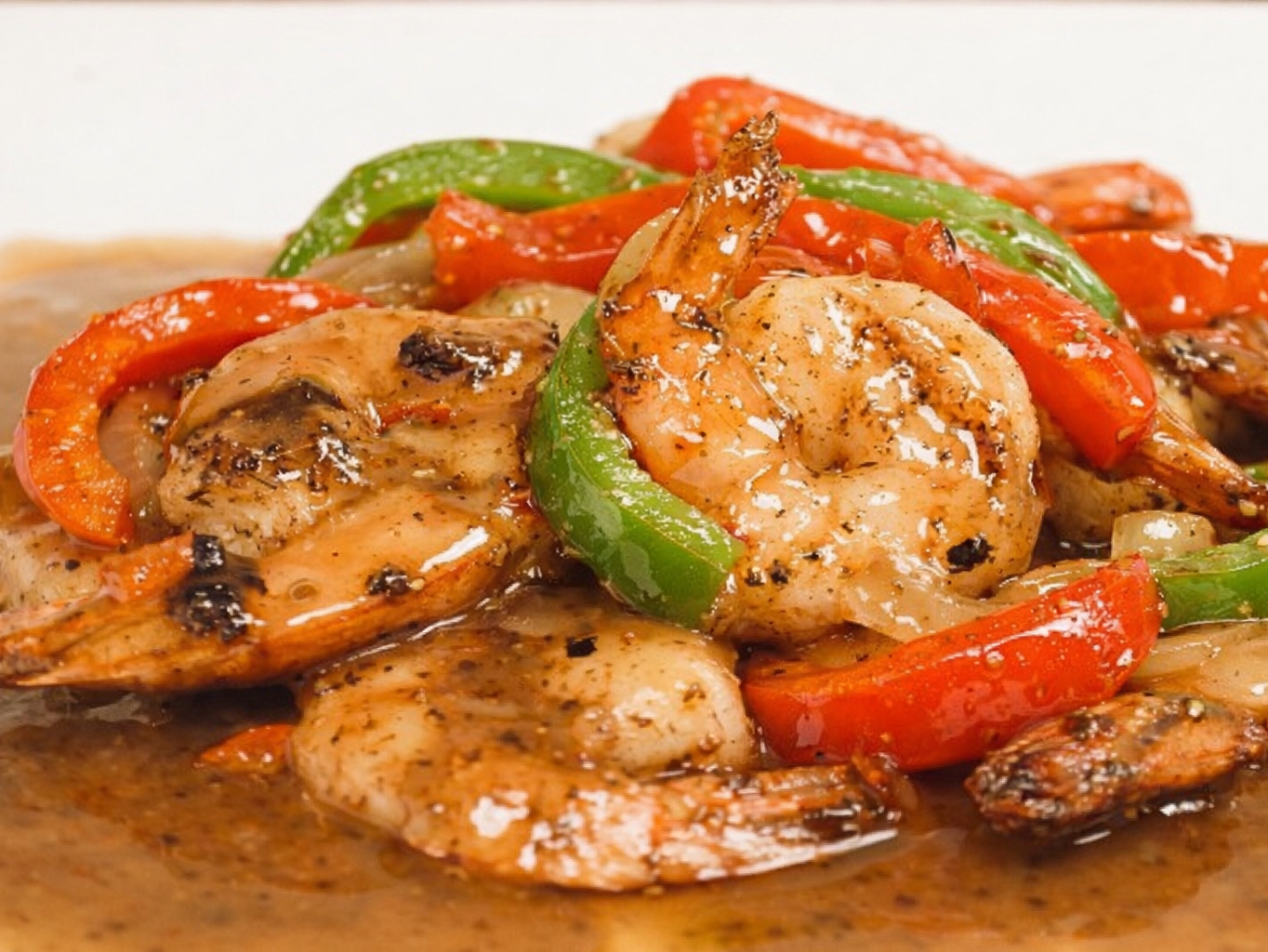 Jerk Shrimp Lunch