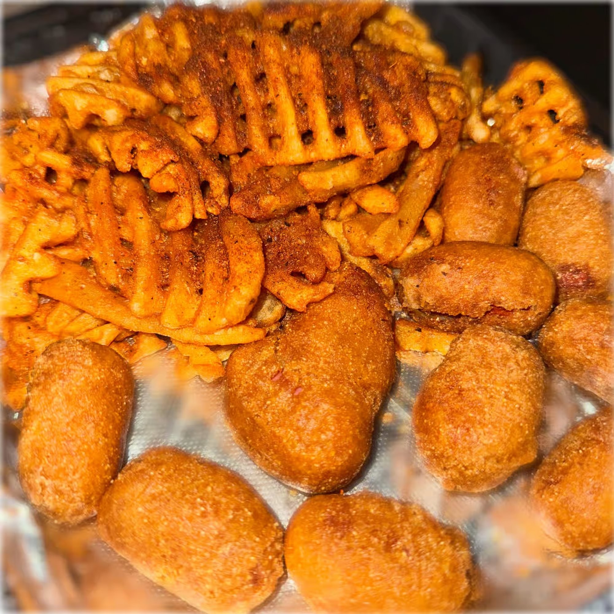Mini Corn Dogs Basket