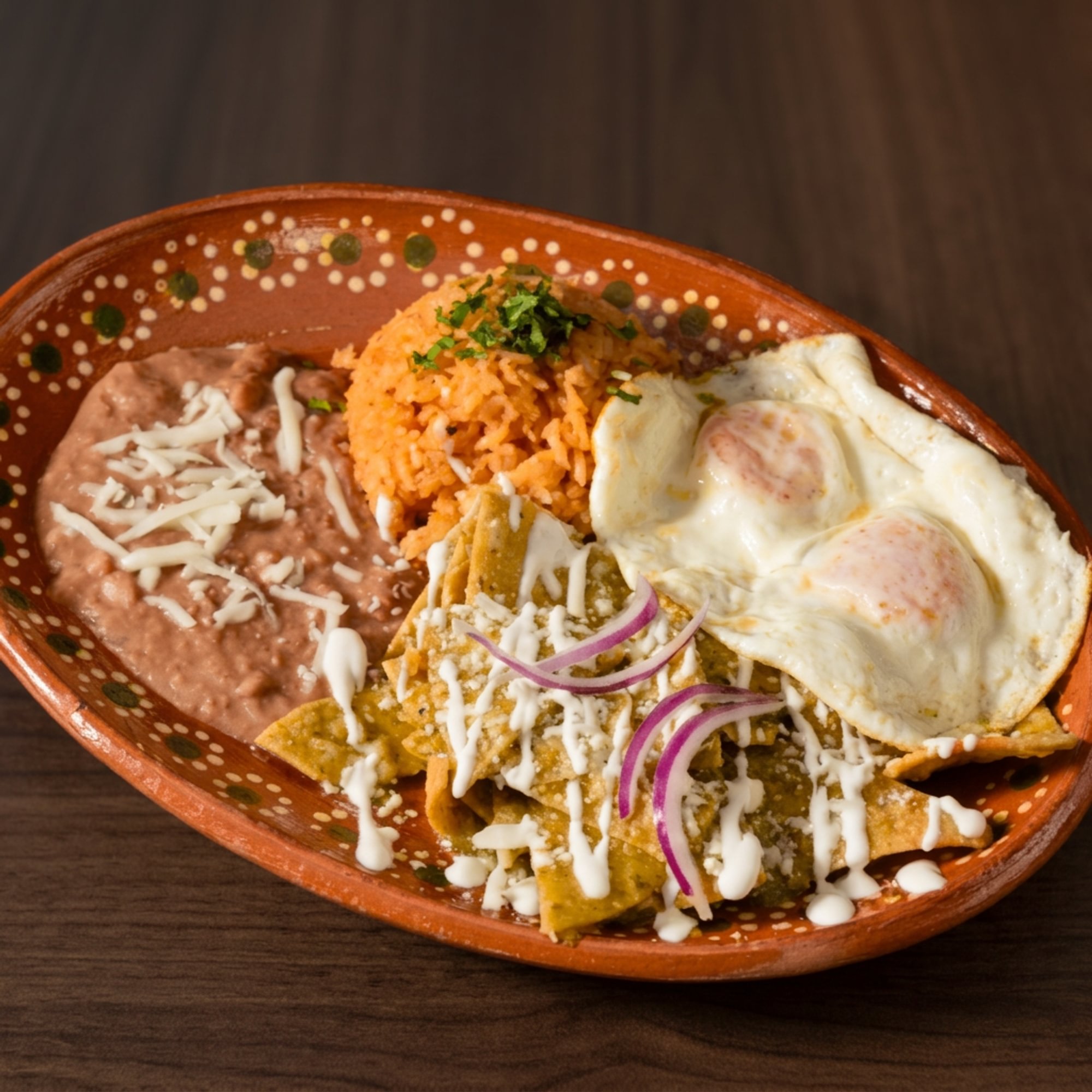 Chilaquiles con Huevos