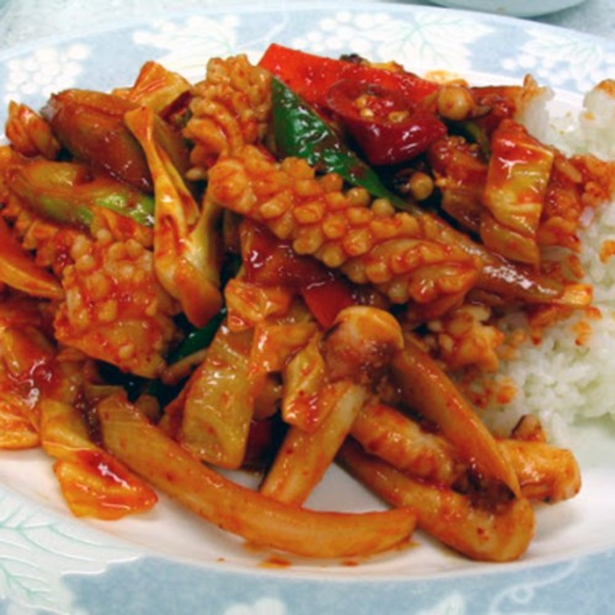 Spicy Calamari Bibimbap