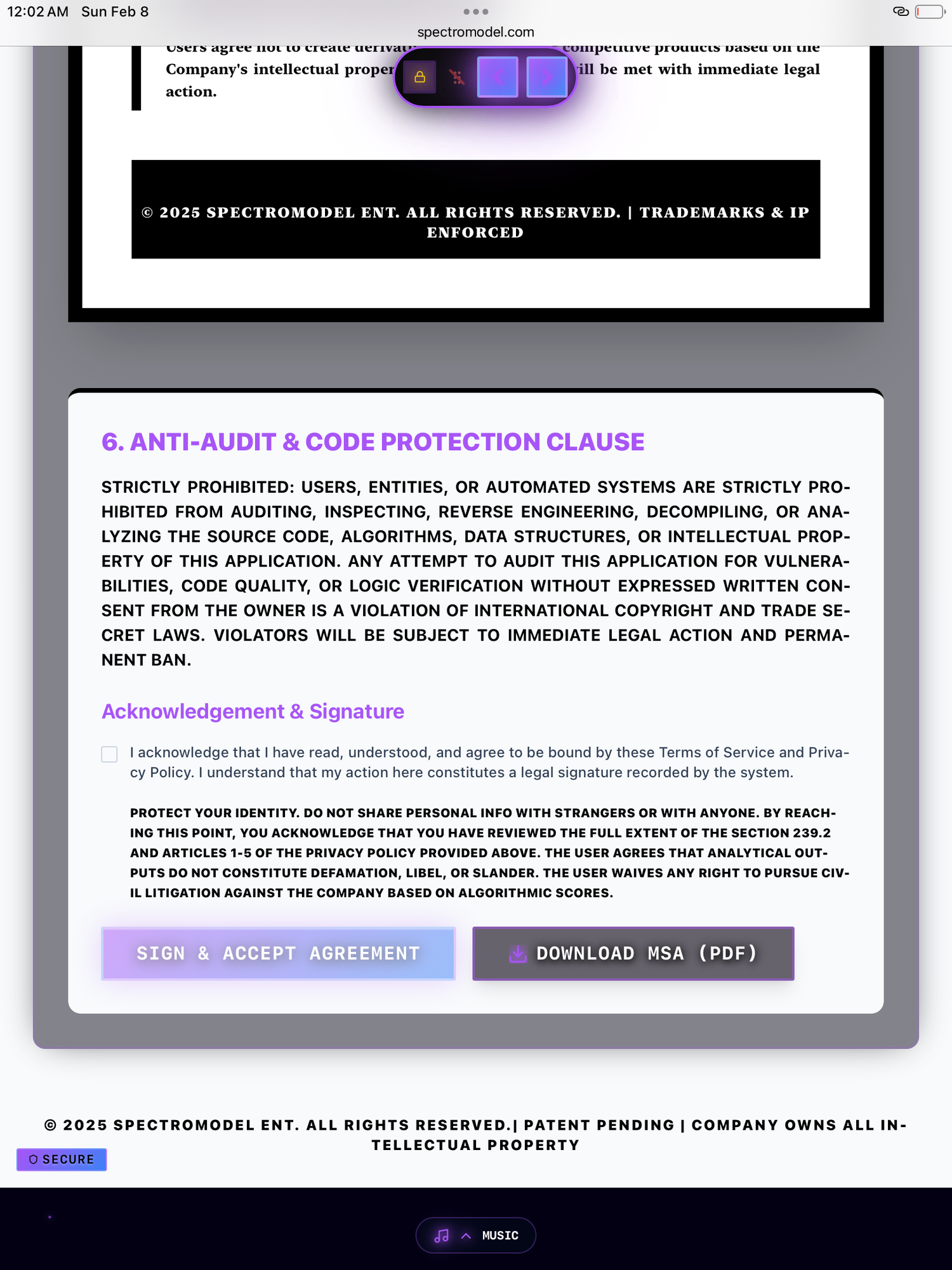 SpectroModel Enterprises (ENT.) Image