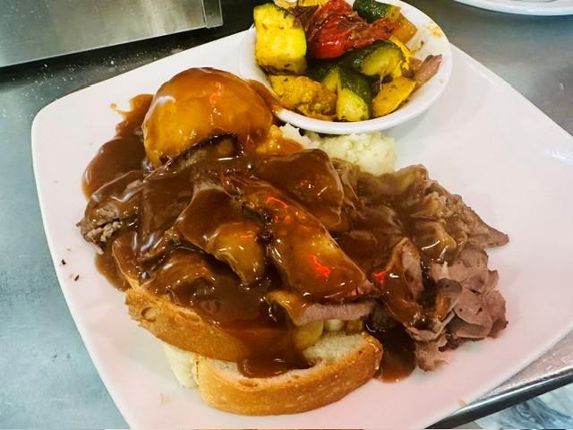 Hot Open Roast Beef