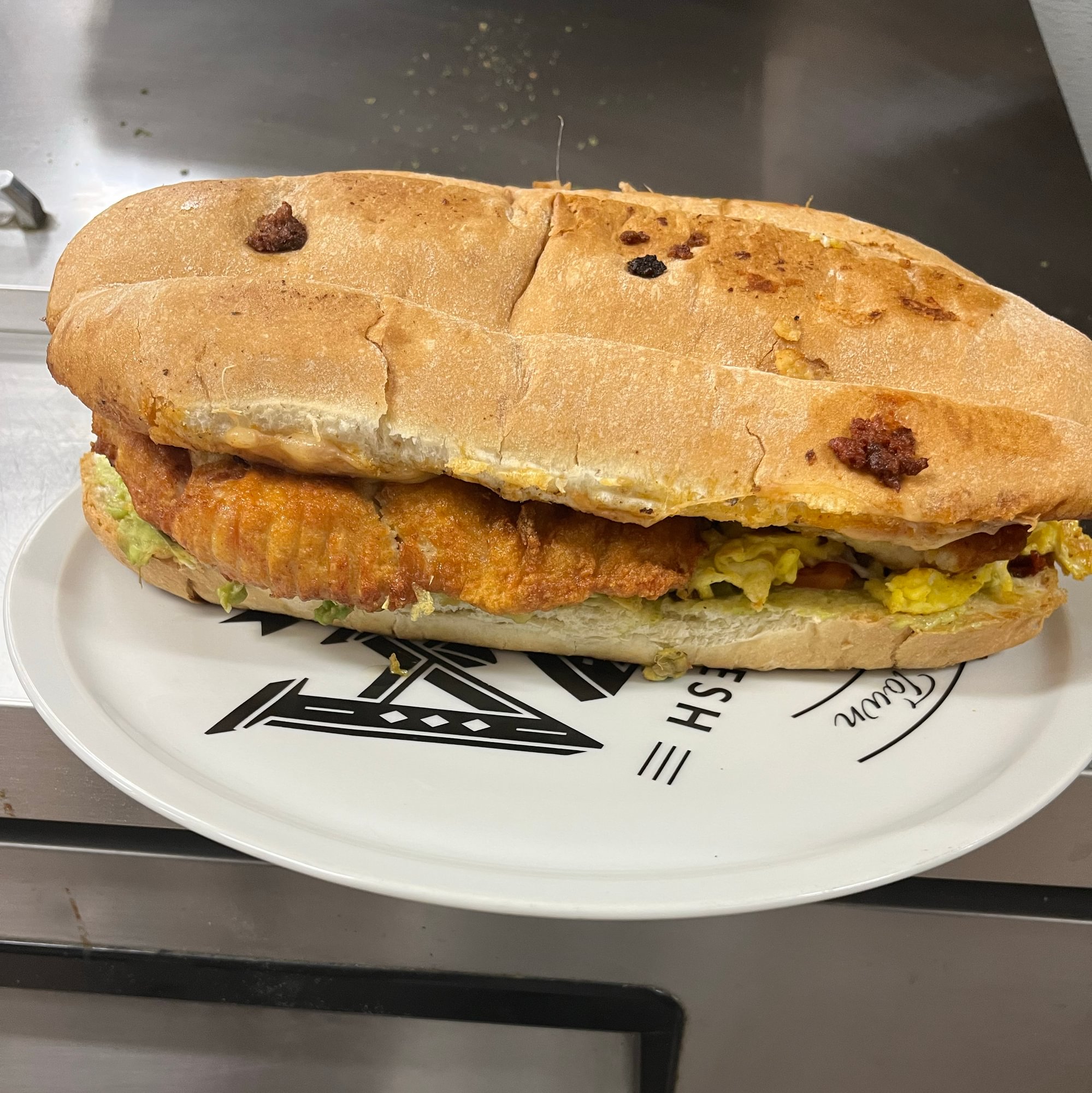 Chicken Milanesa Torta