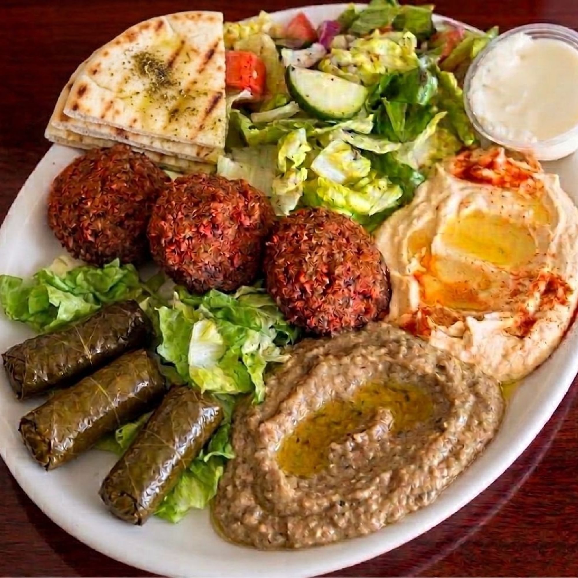 Vegetarian Sampler Plate