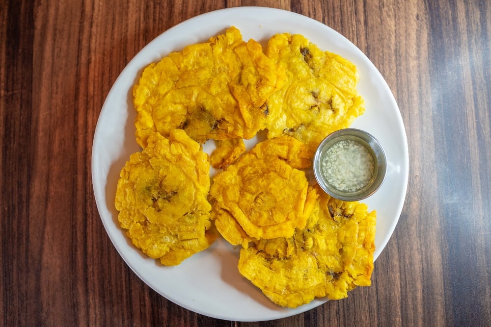 5 Tostones with Mojo