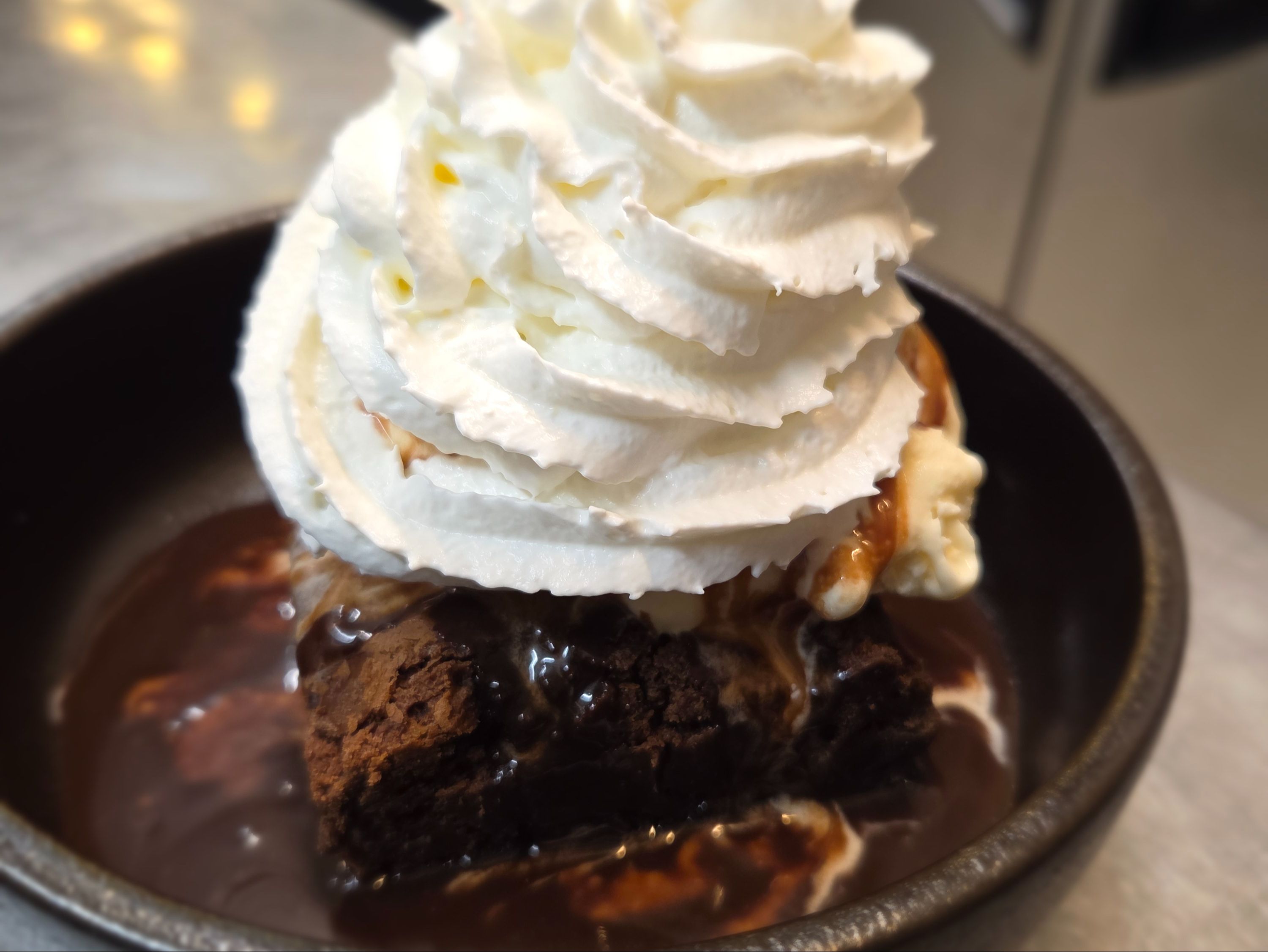 Chocolate Brownie Sundae