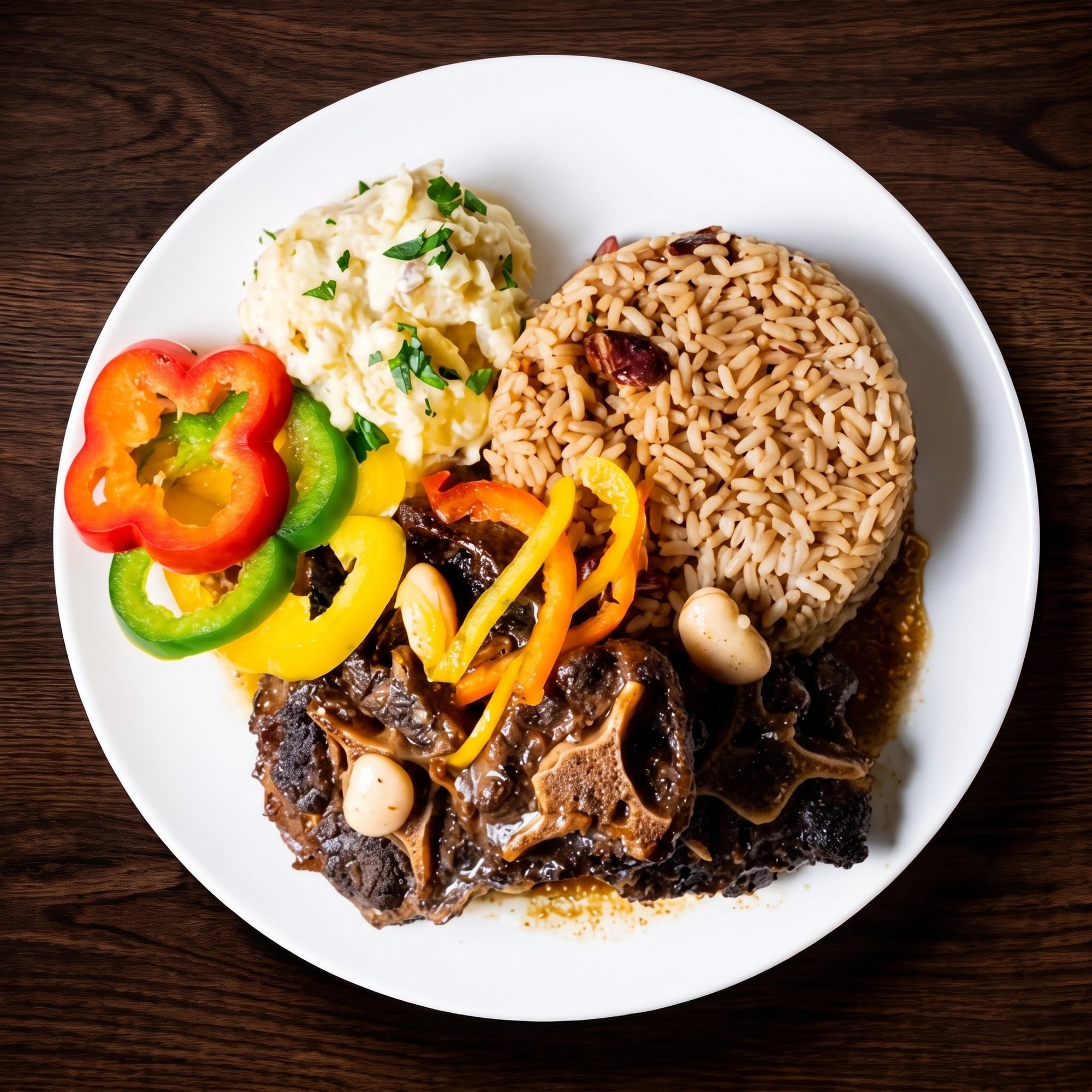 Braised oxtail