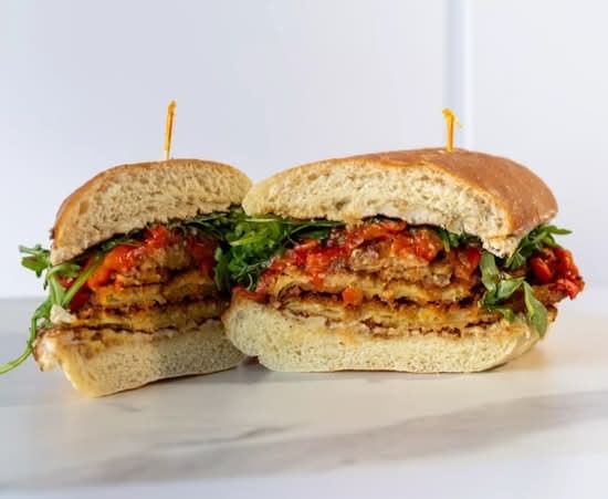 Eggplant Cutlet Hero (The Works)