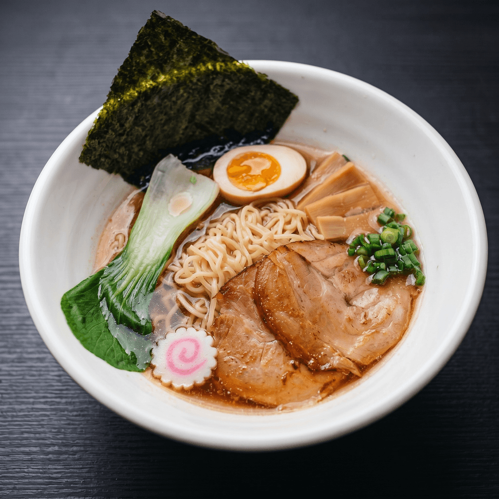 Shoyu Ramen (soy sauce based broth)