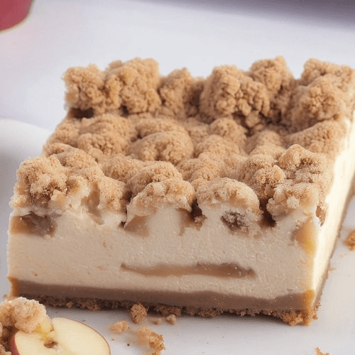 Apple Crumb Cheesecake Bar
