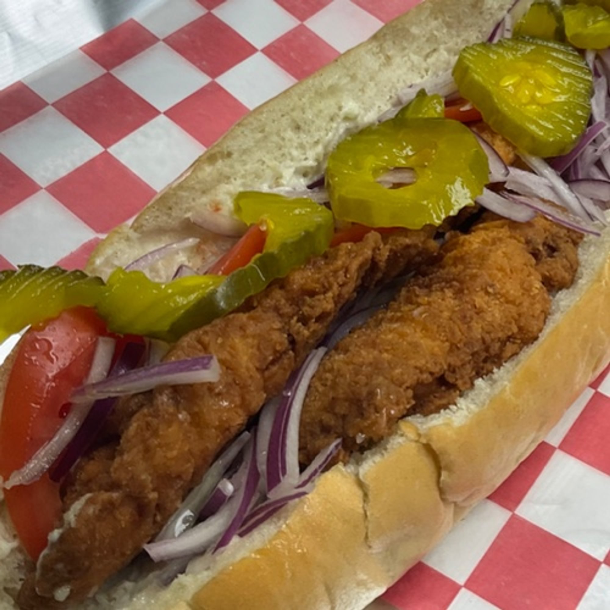 Small Breaded Chicken Breast Sub 12"