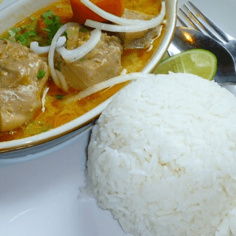 Curry Chicken with Rice