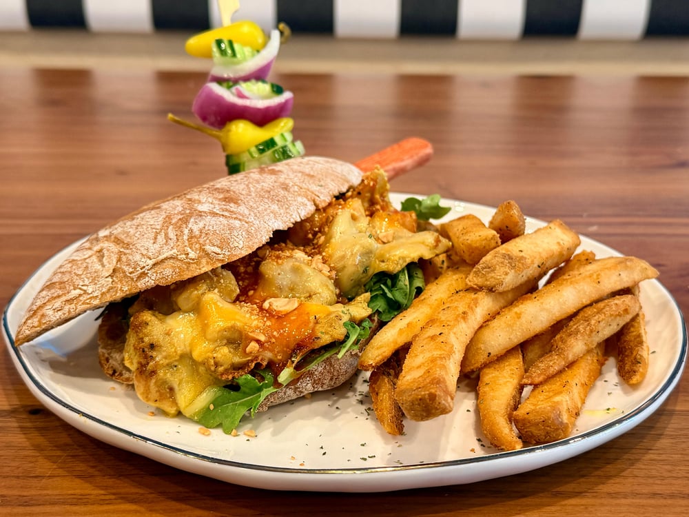 Chicken Satay Panini