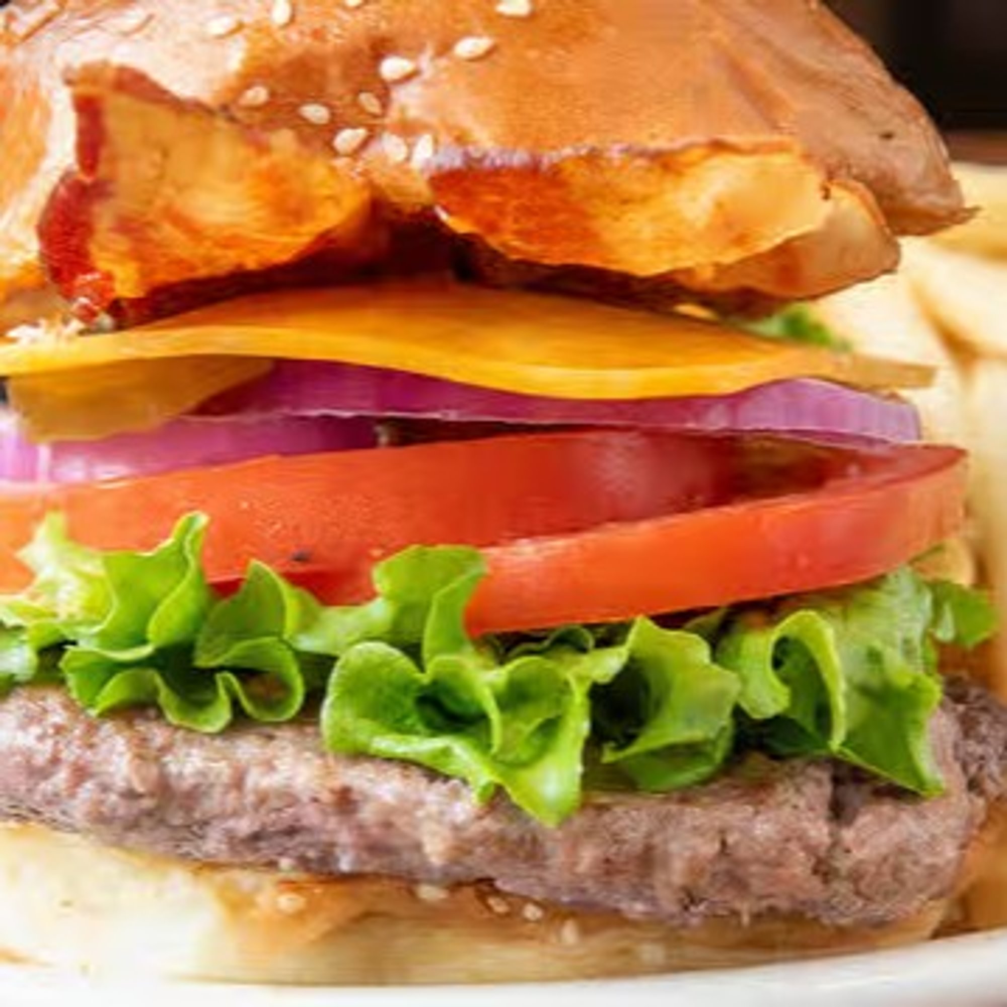Avocado Bacon Cheeseburger