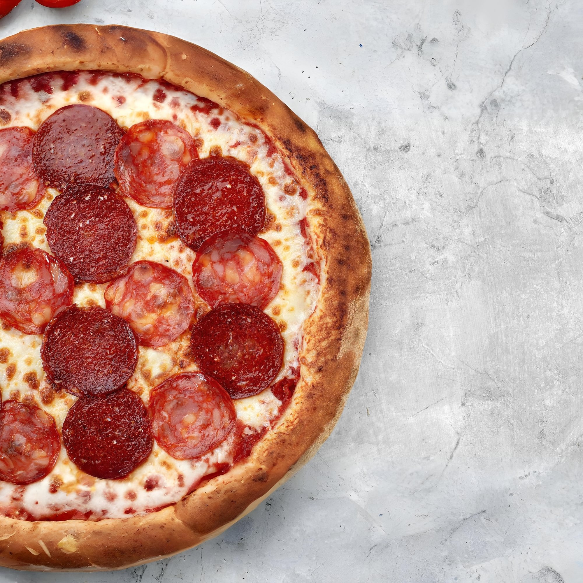 Genoa Salami Pizza Pie