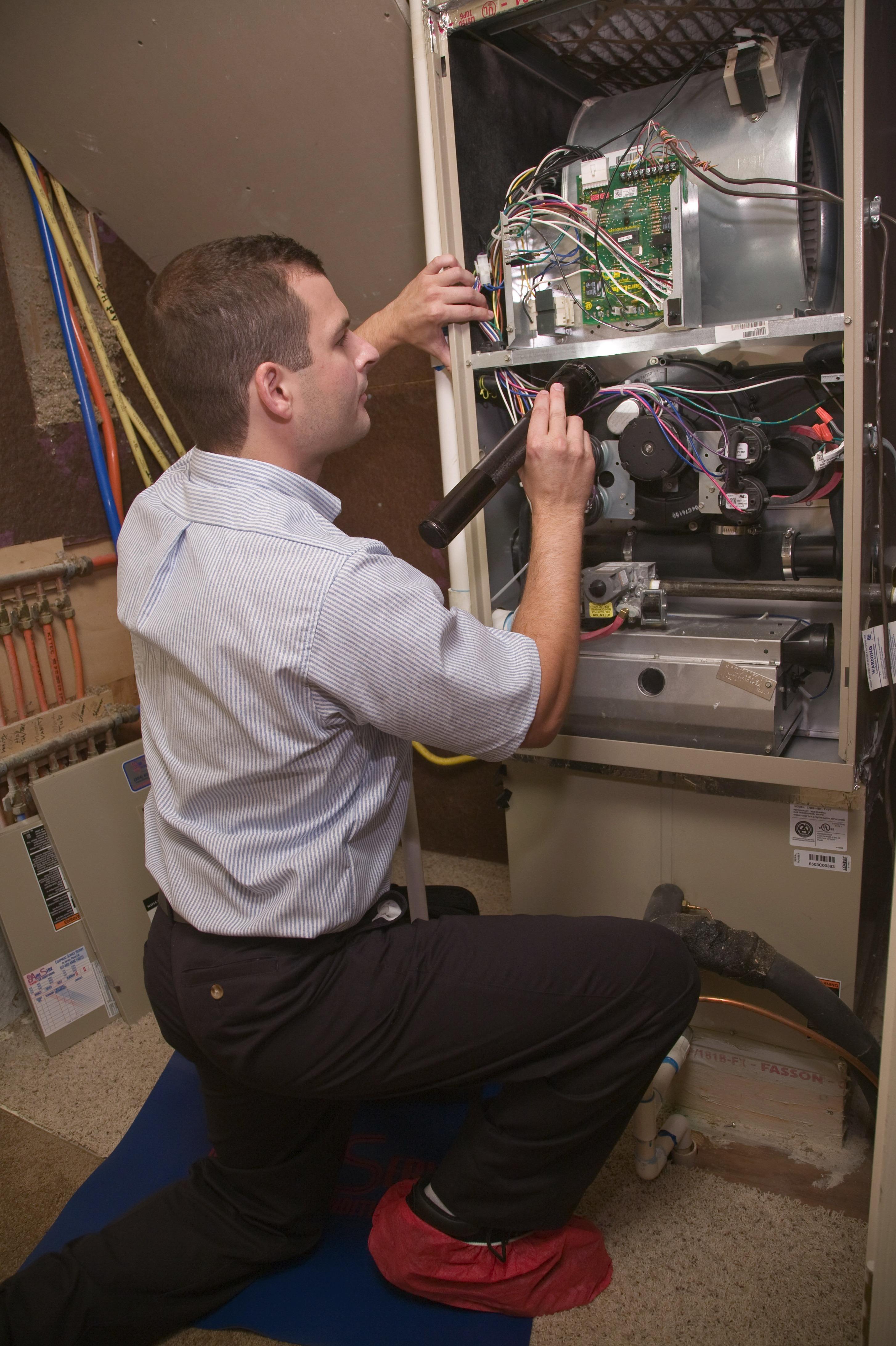We repair, service, and install furnaces, heat pumps, boilers, and more. 