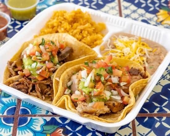 2 Tacos Al Pastor Plate