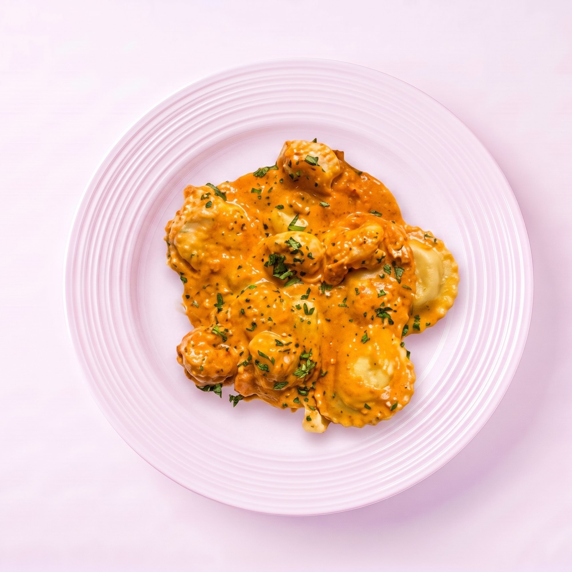 Lobster Ravioli with Shrimp