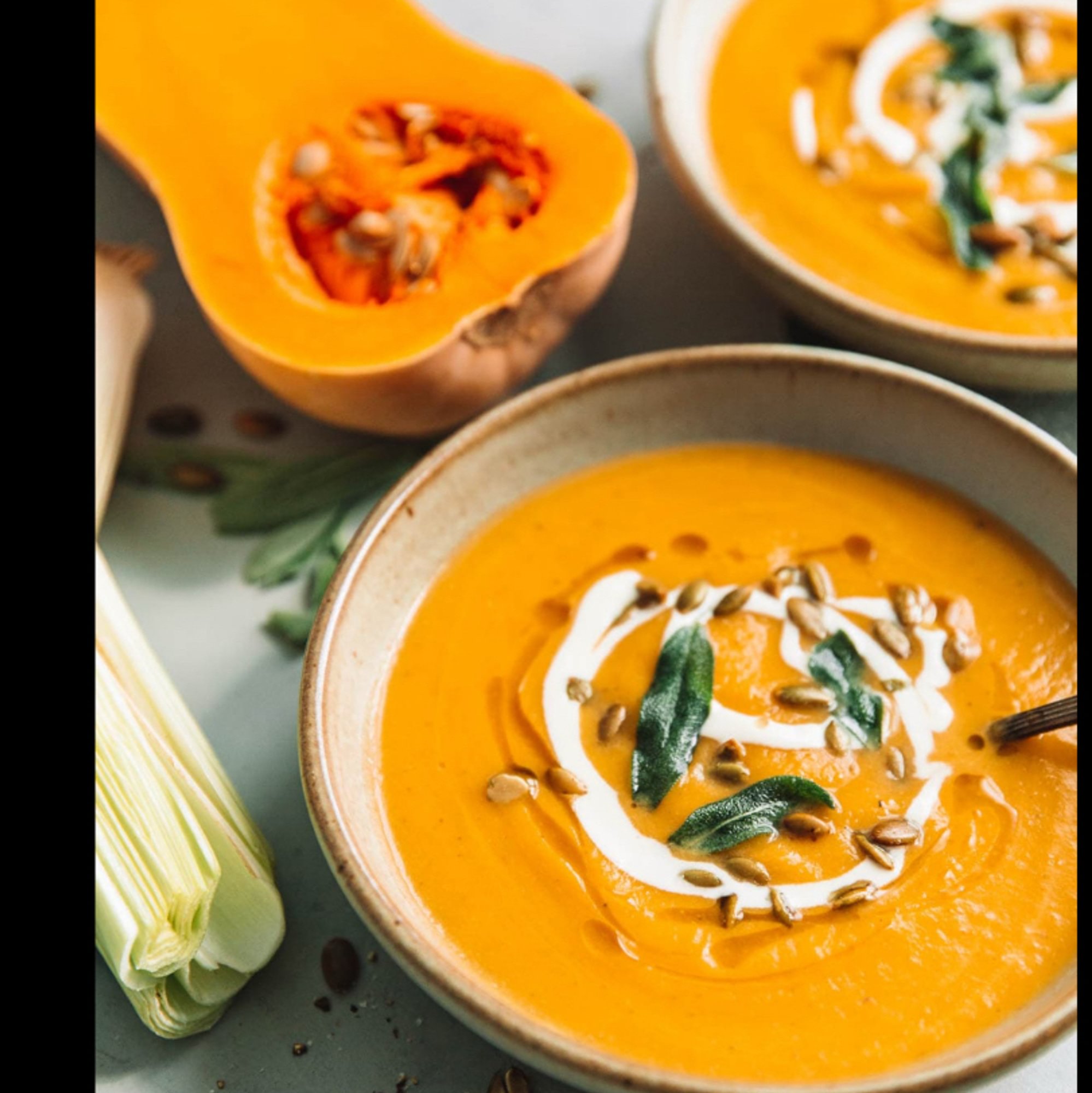Butternut Squash Soup (Vegetarian)