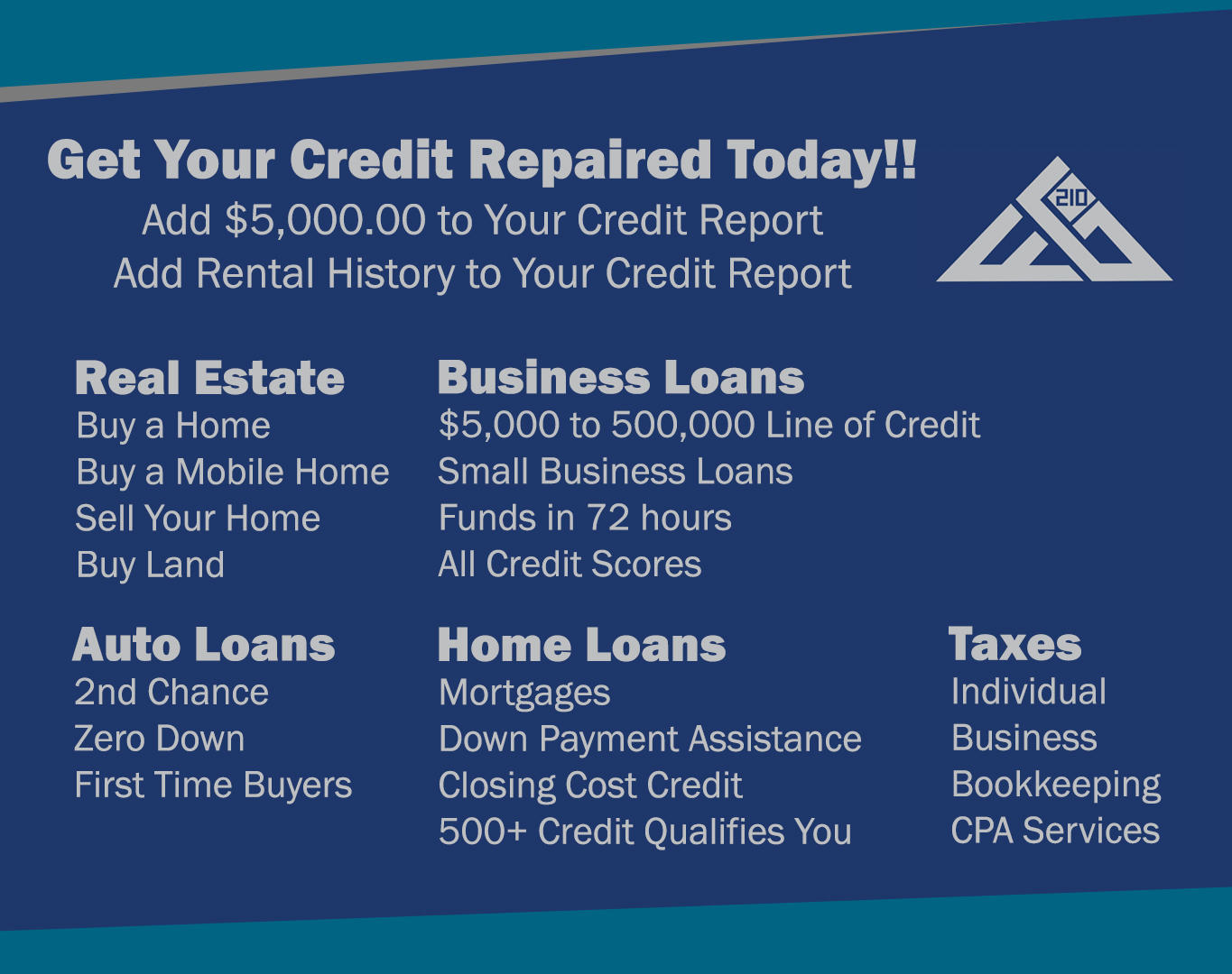 210 Financial Group                                    Credit Repair Services Photo