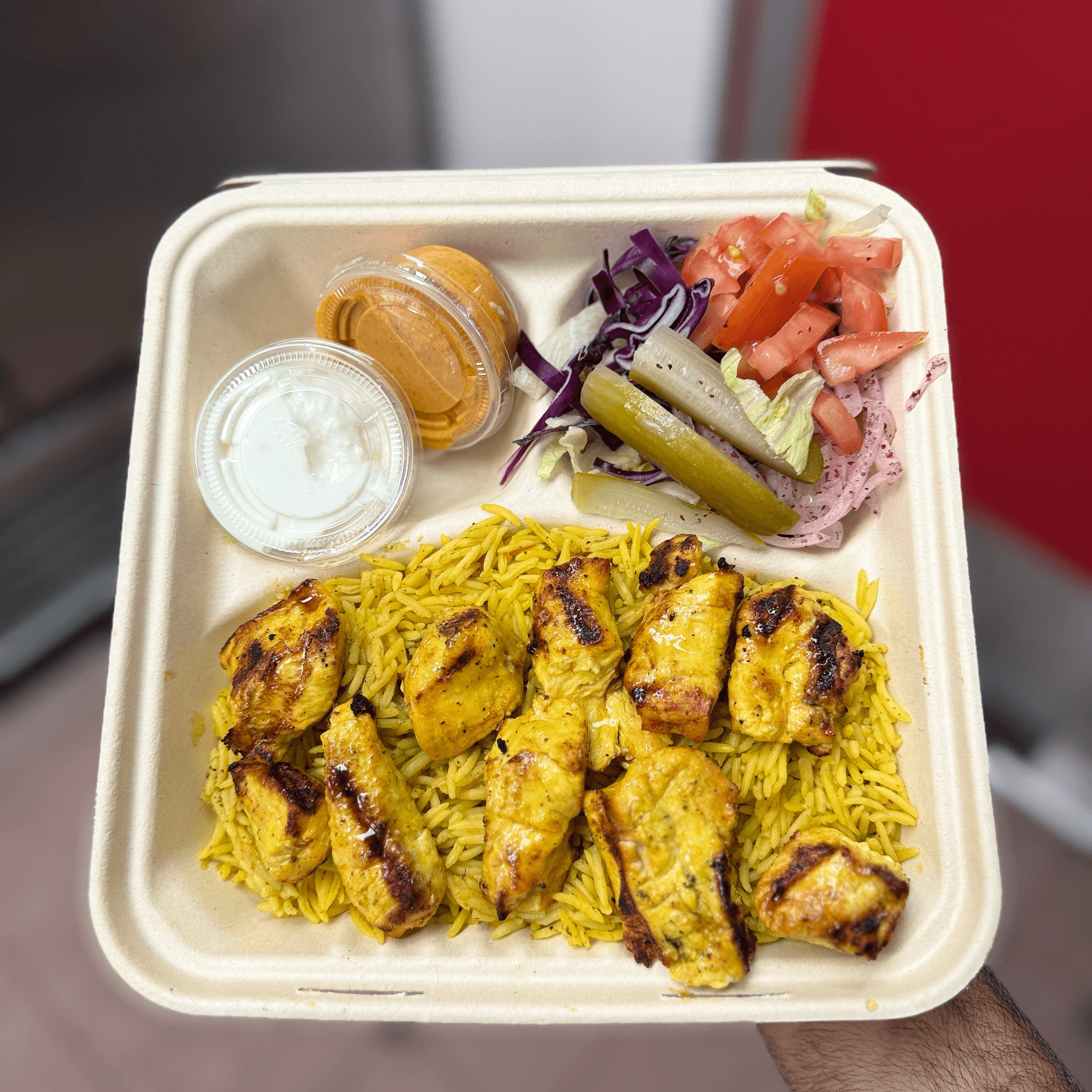 Chicken Kebab Plate