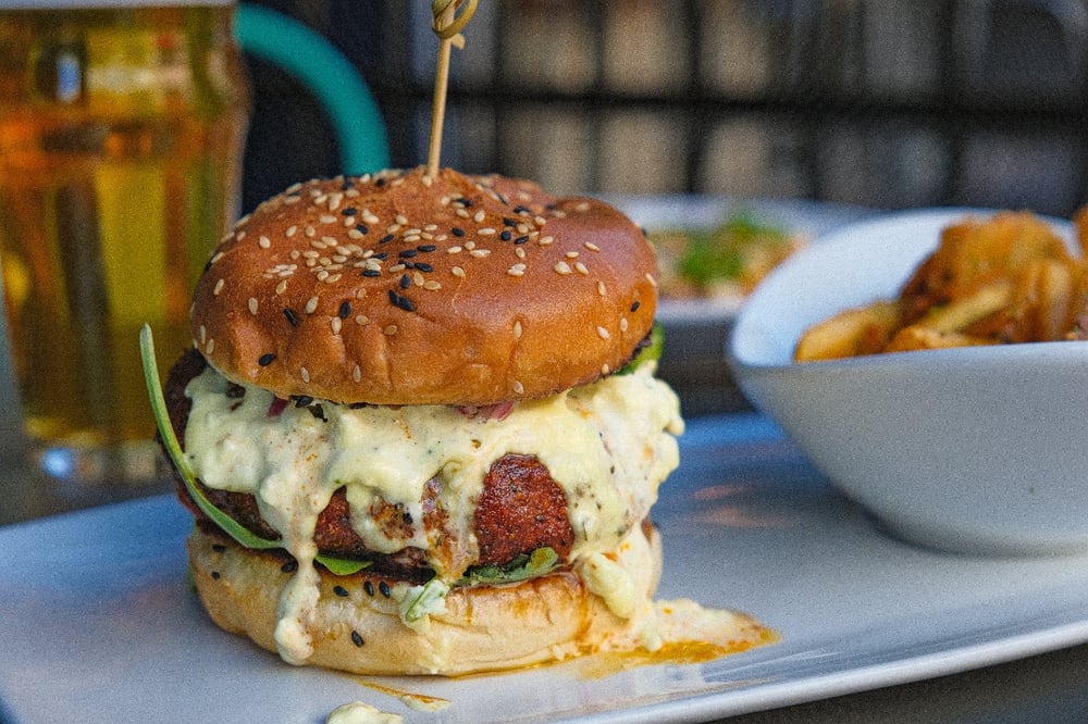 Blackened Lamb Burger