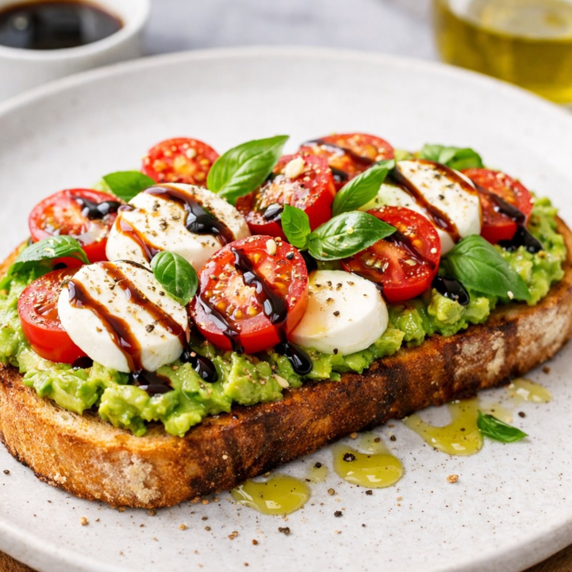 Caprese Avocado Toast