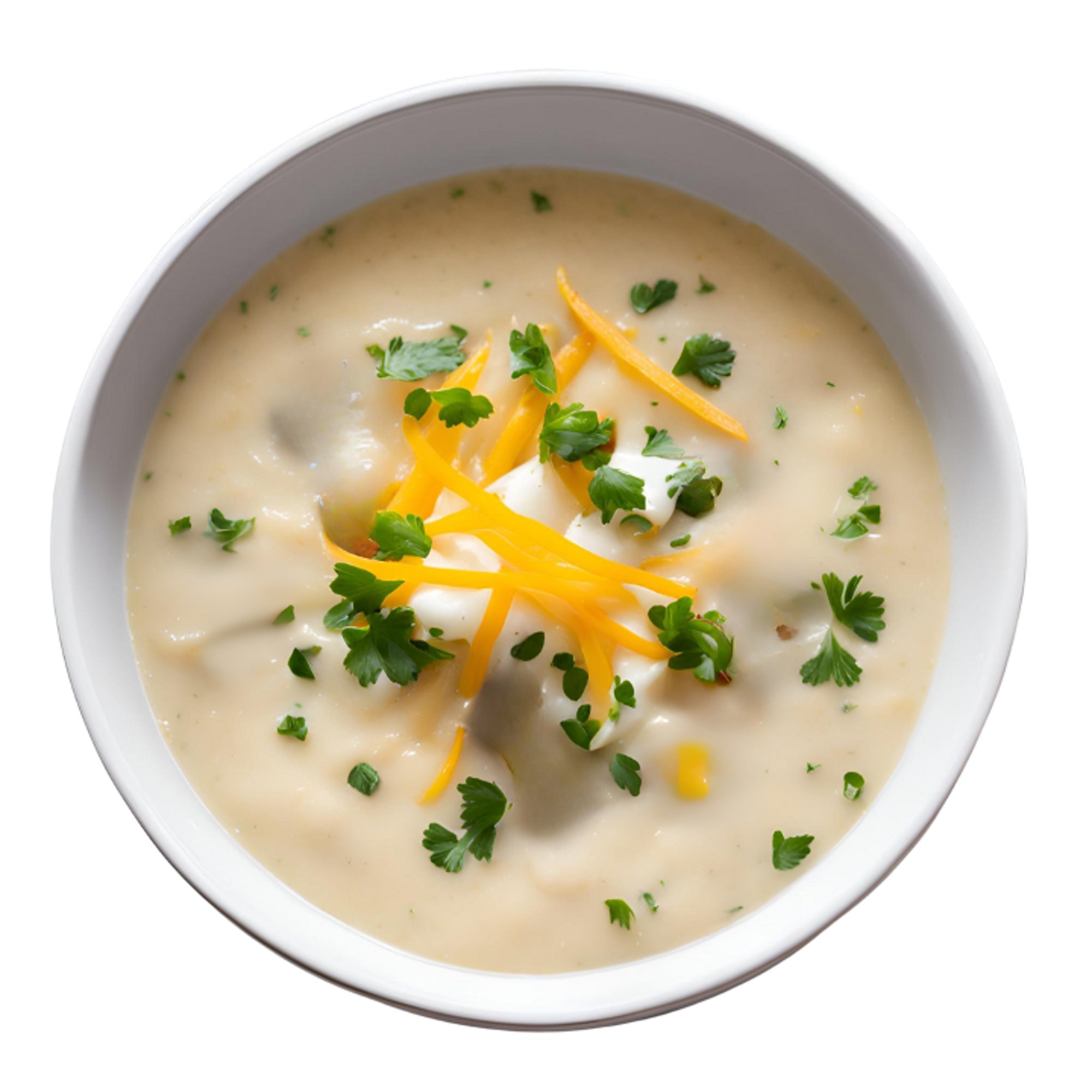 Baked Potato Cheddar Soup