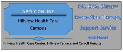 JOB OPPROTUNITIES on the Hillview Campus