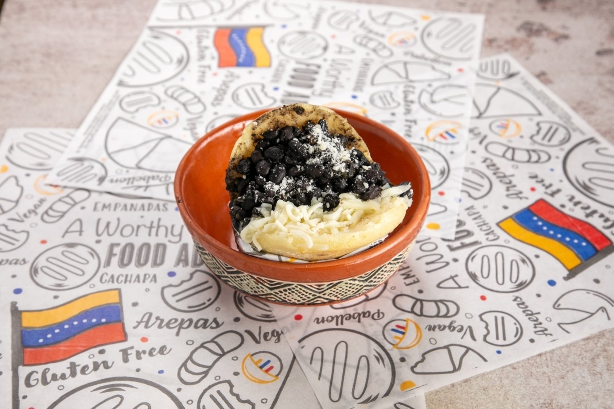 Arepa Dominó