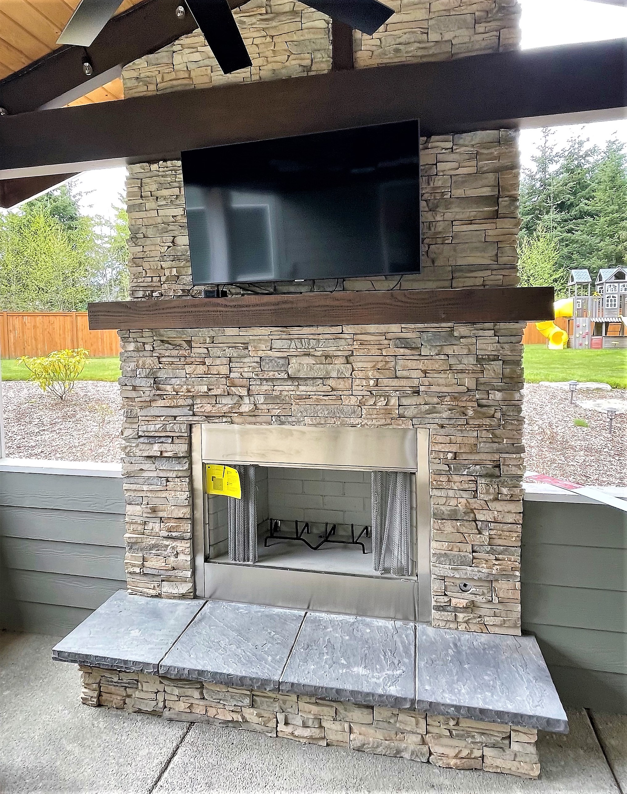 Outdoor Fireplace