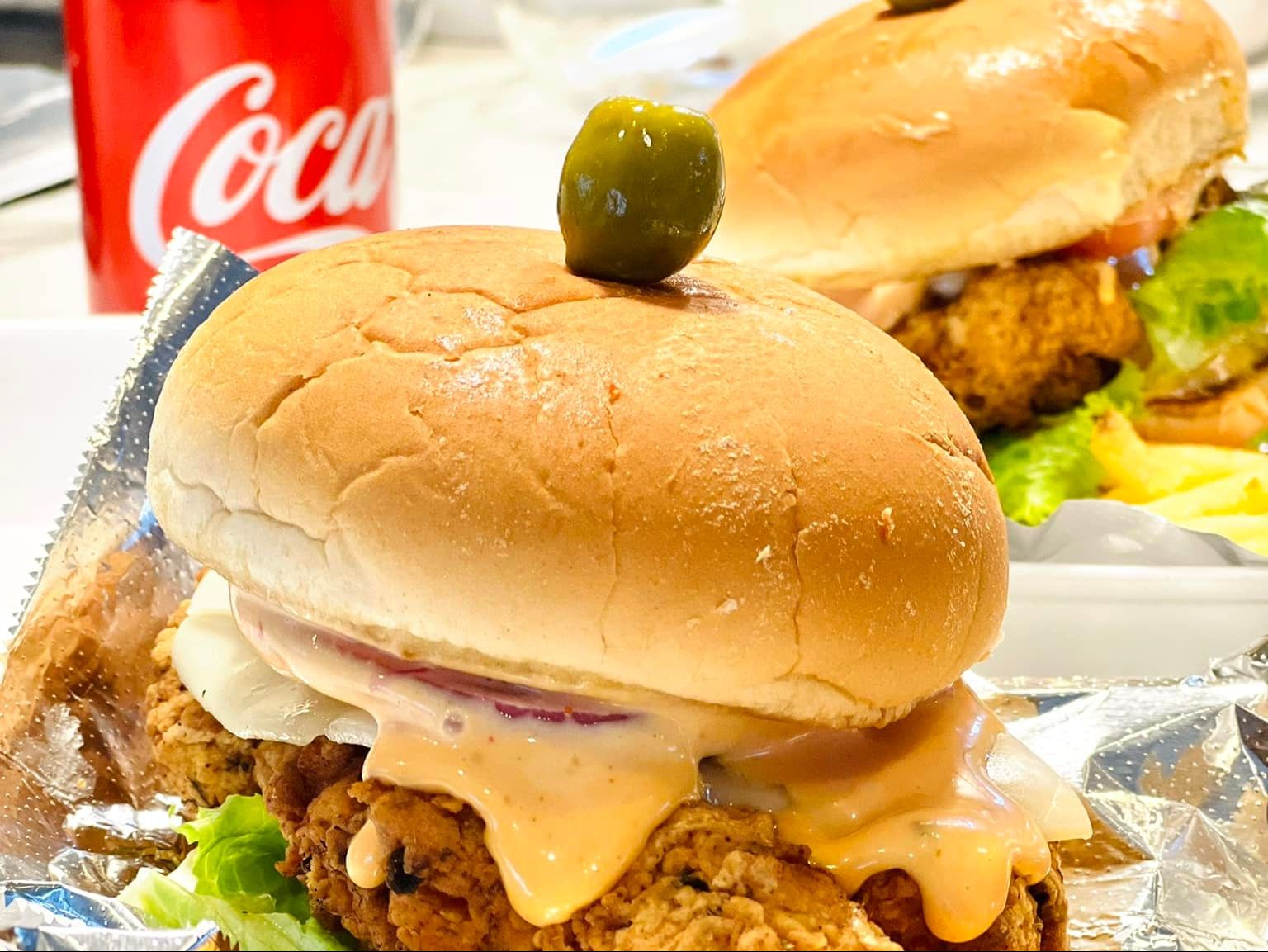 Spicy Crispy Chicken Burger