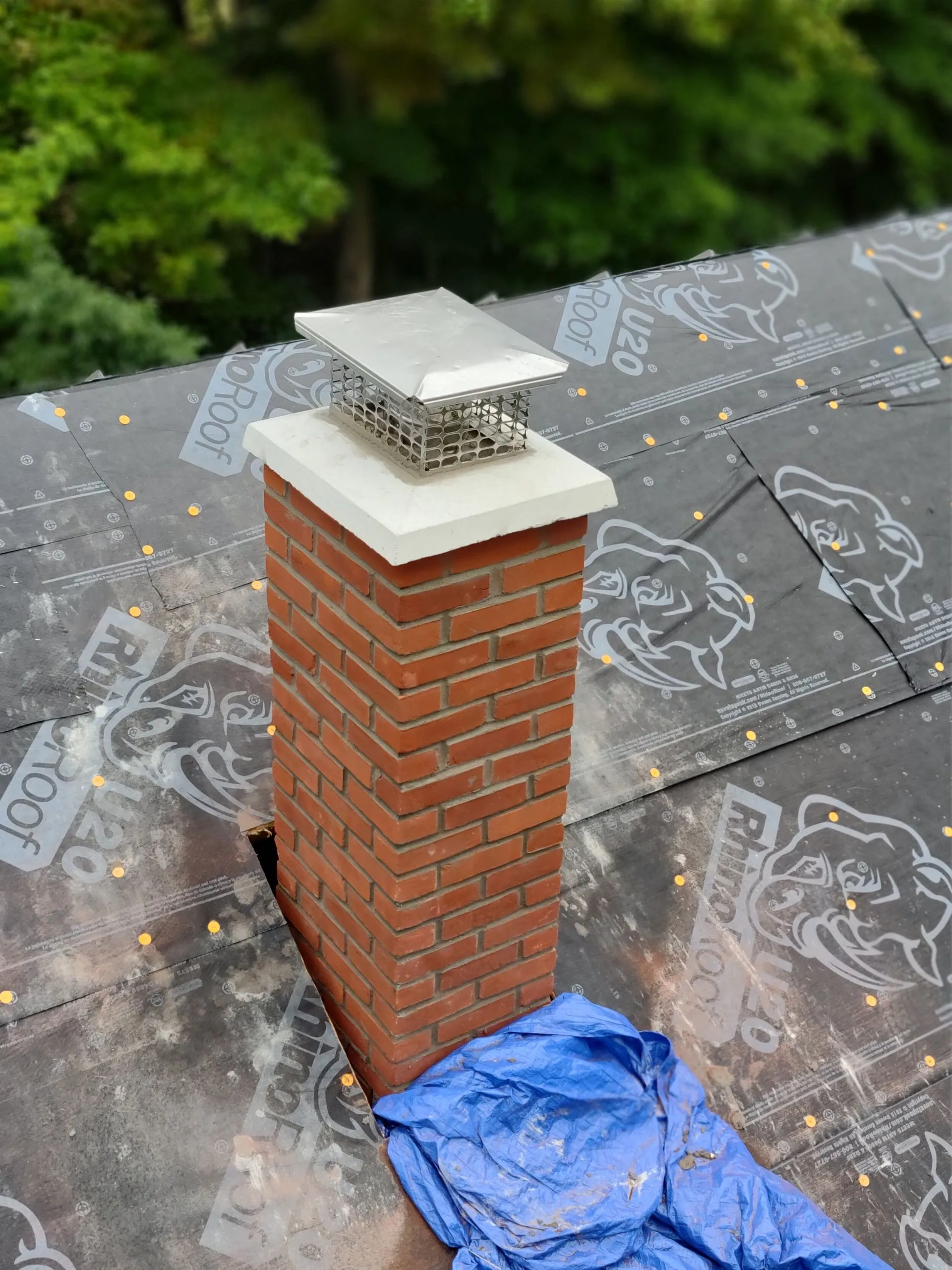 Chimney installation