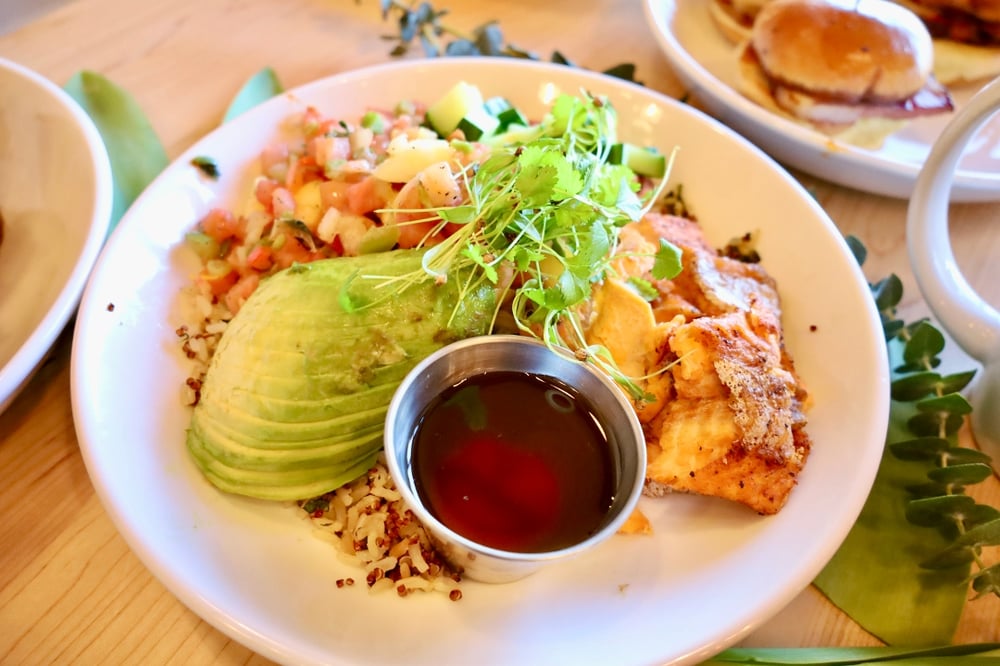 Hot Honey Salmon Bowl