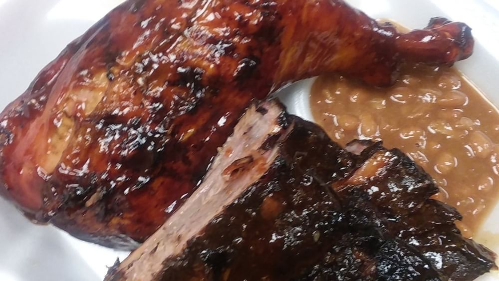 Rib Tip & Chicken Platter