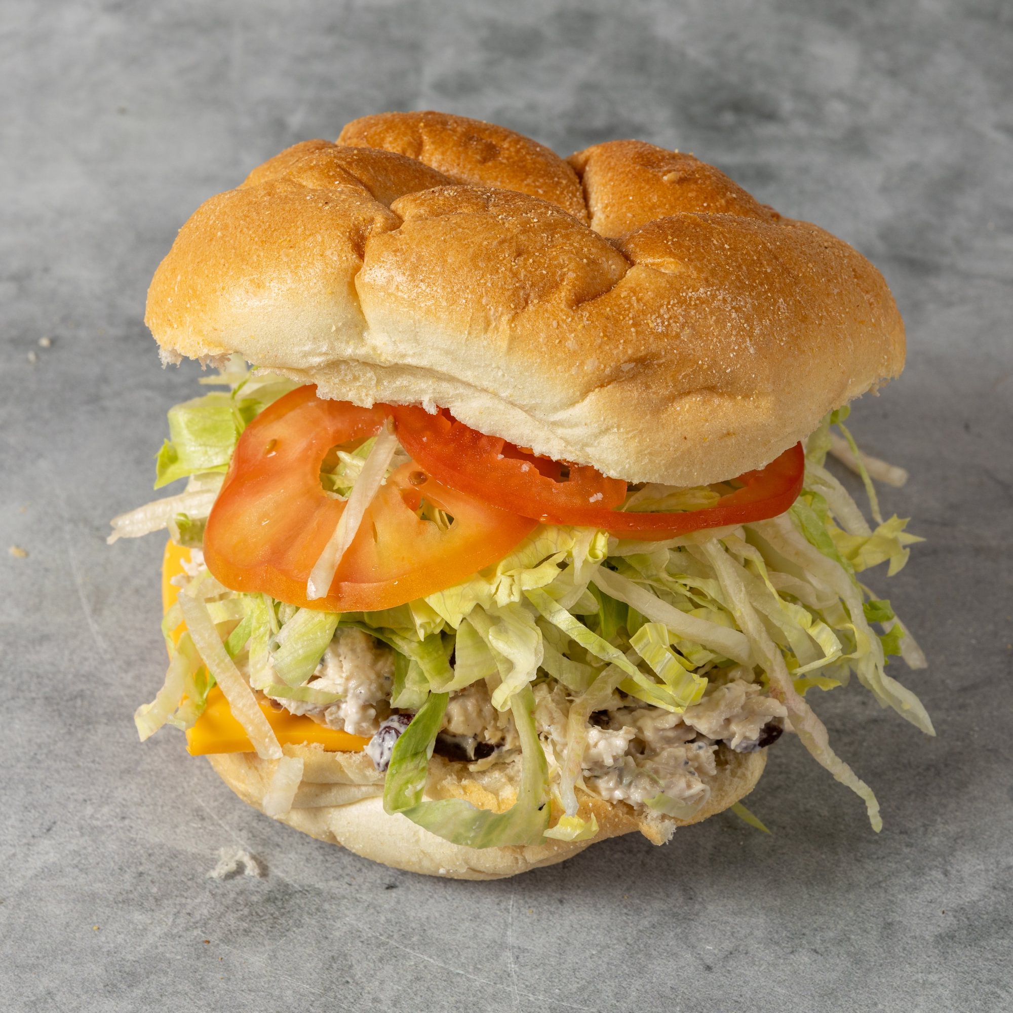 Our Homemade Chicken Salad on a Roll or a Hero