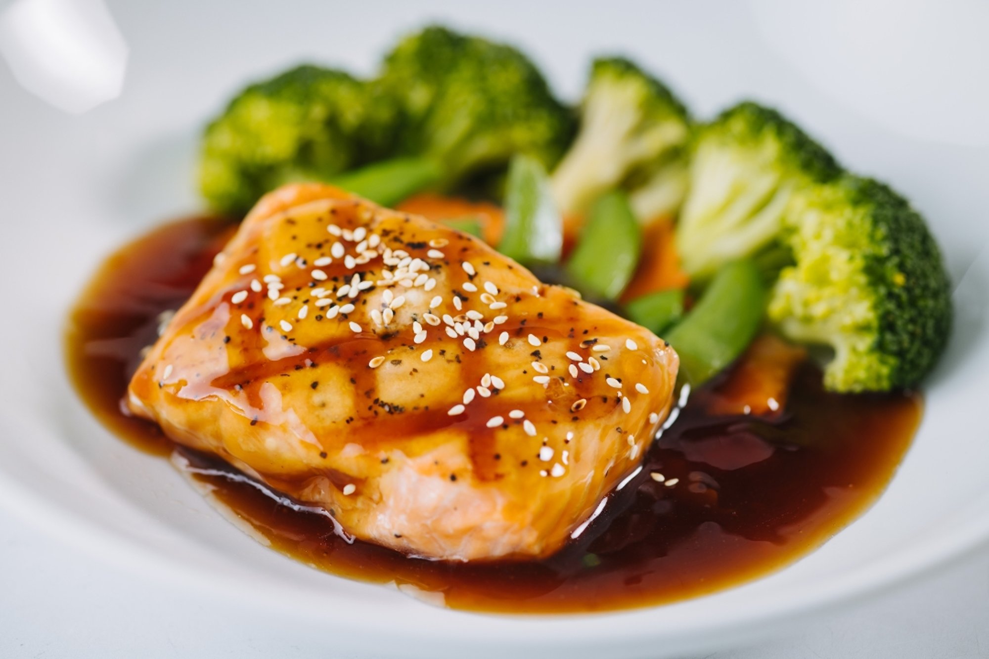Grilled Salmon Teriyaki