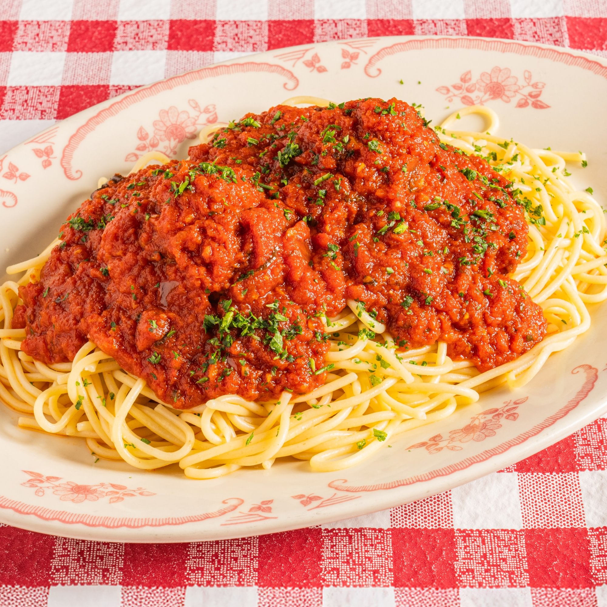 Spaghetti & "Midnight" Meatballs or Italian Sausage