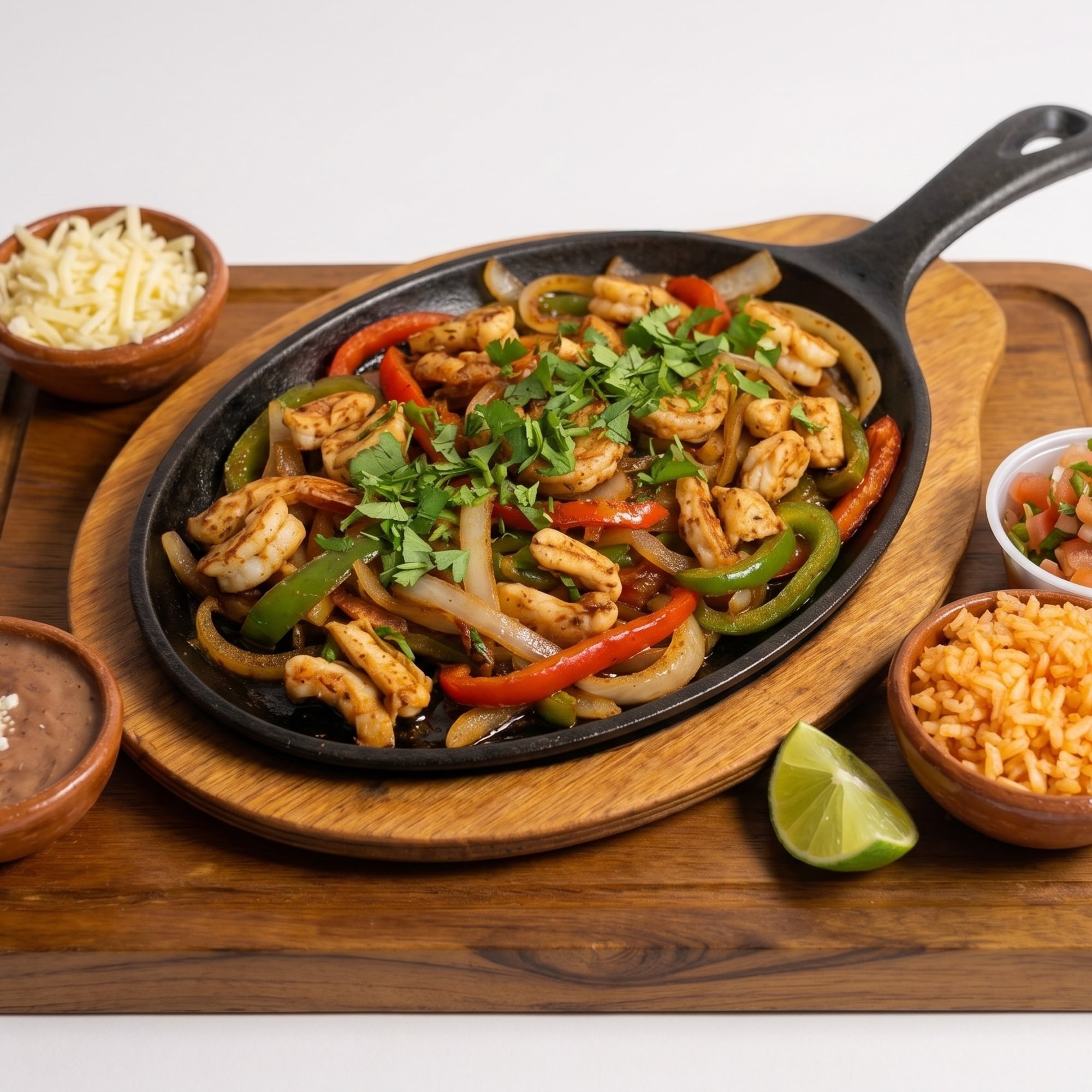 Shrimp Fajitas Dinner