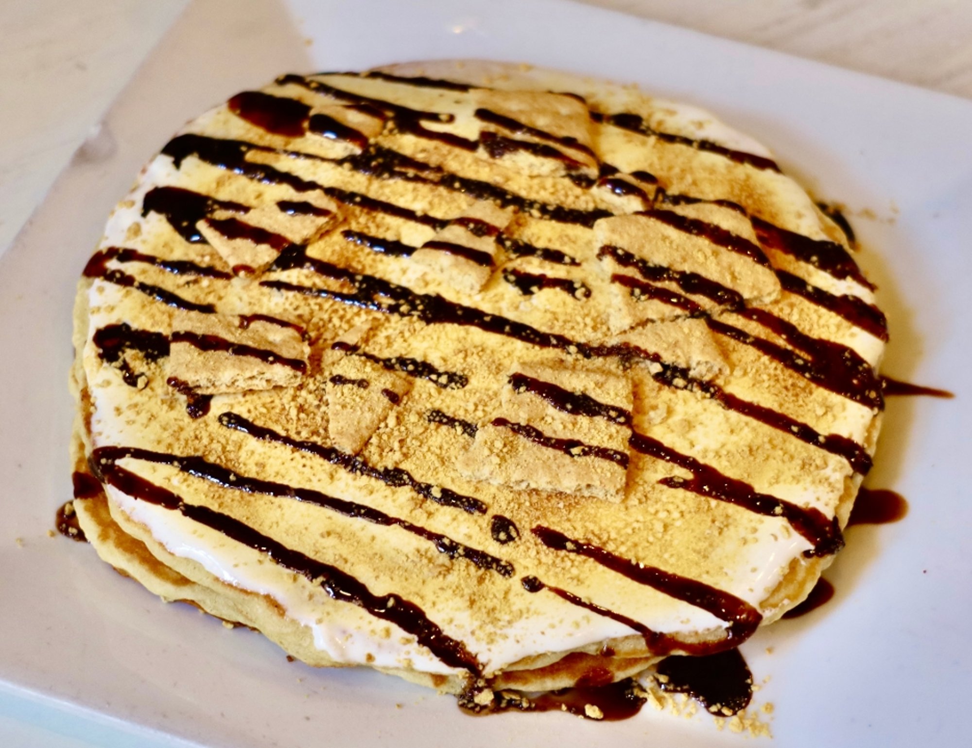 Single Smores Pancake