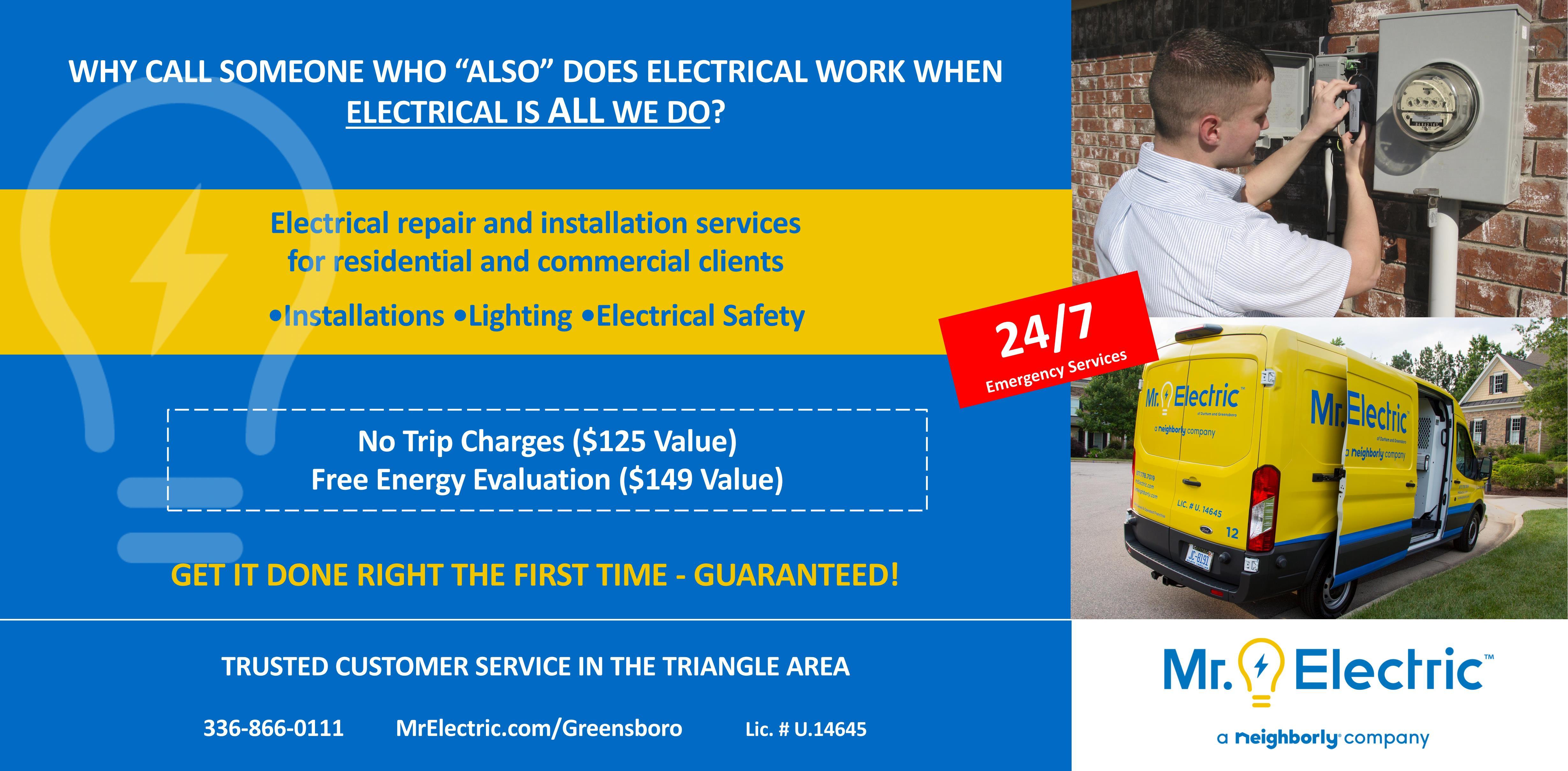 Mr. Electric of Greensboro Logo