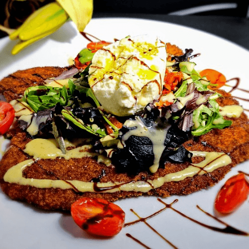 Chicken Paillard Milanese Style