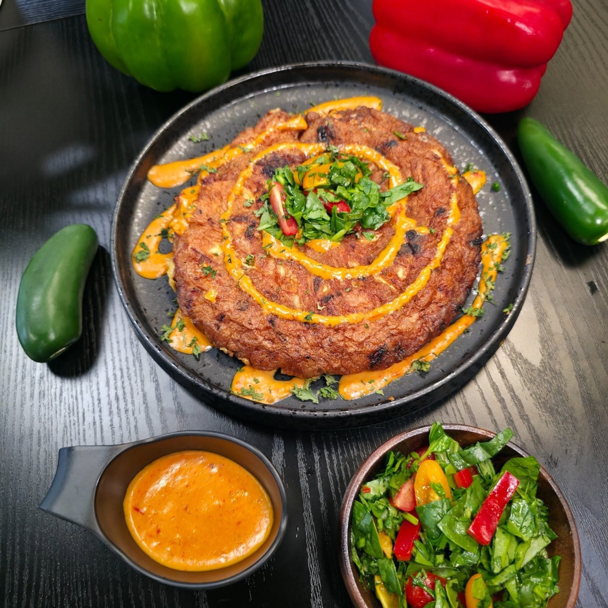 Port Barcelona - Tortilla Española Tortilla with Roasted Pepper Aioli