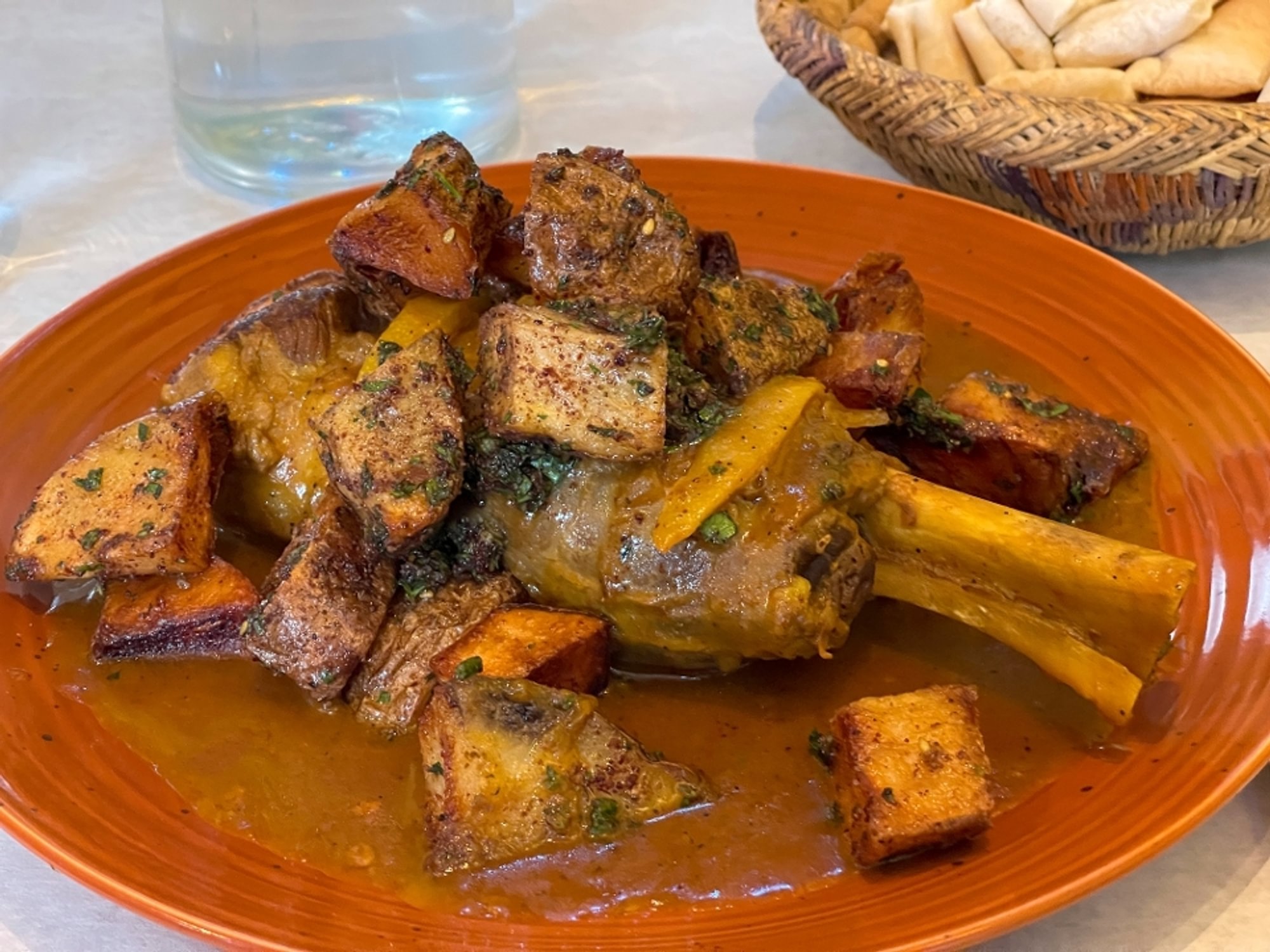 Lamb shank Casablanca